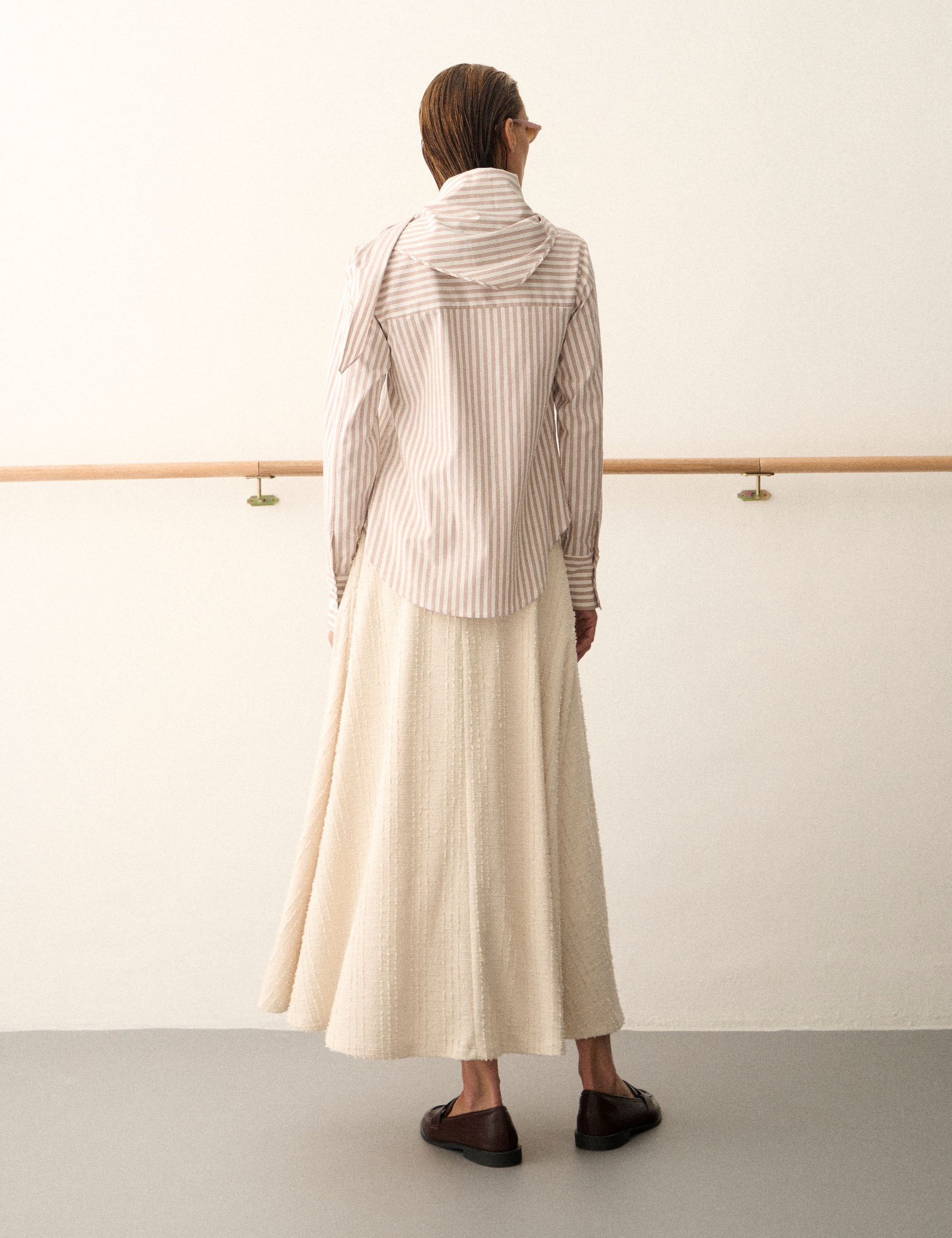 Camisa Penelope Tricoline Bege