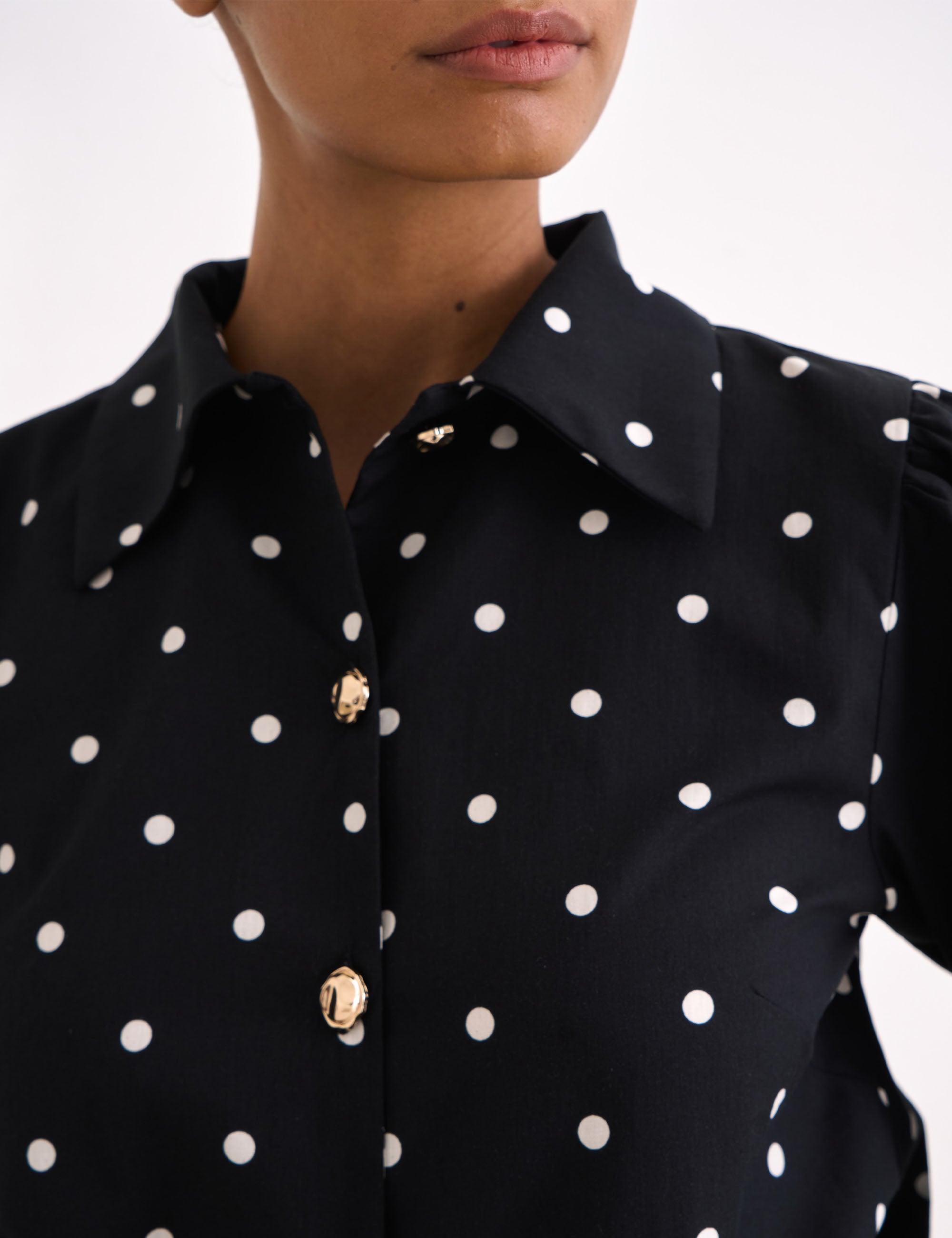 Camisa Poka Tricoline Preto