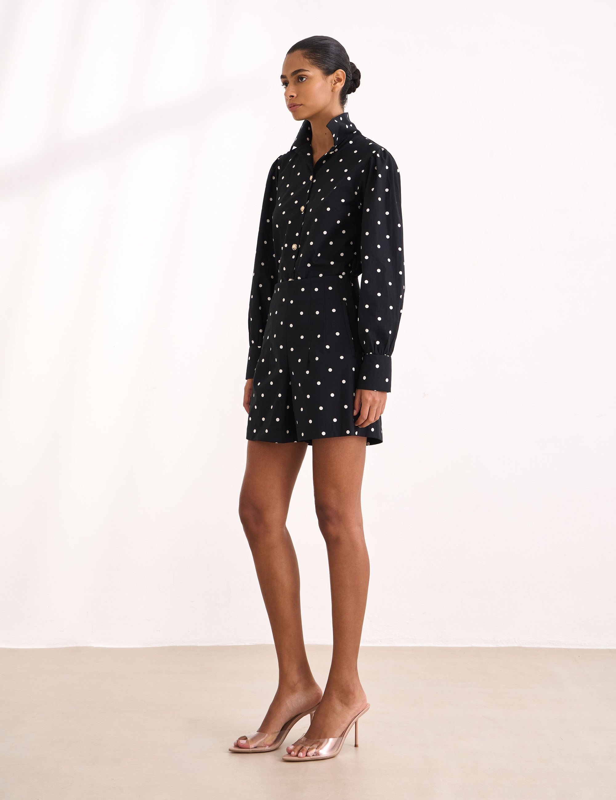 Camisa Poka Tricoline Preto