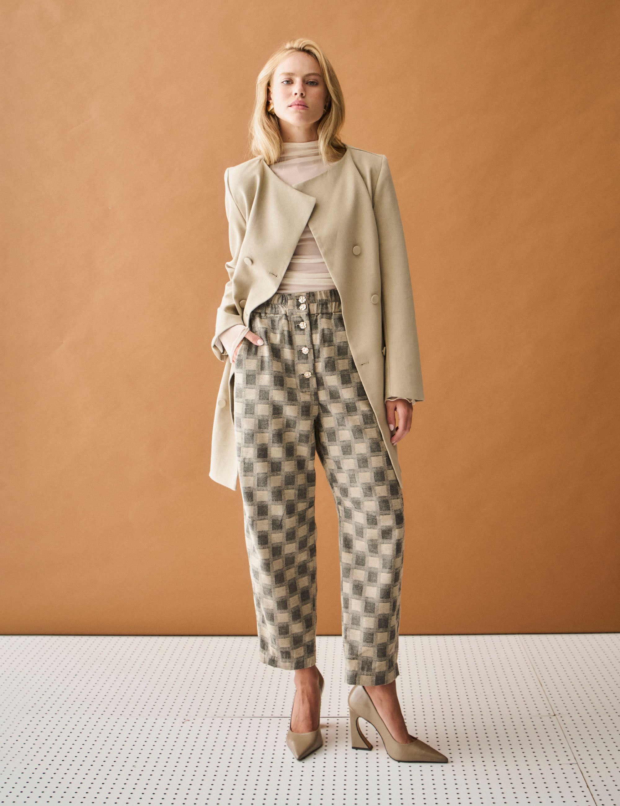 Casaco Dress Liso Fendi