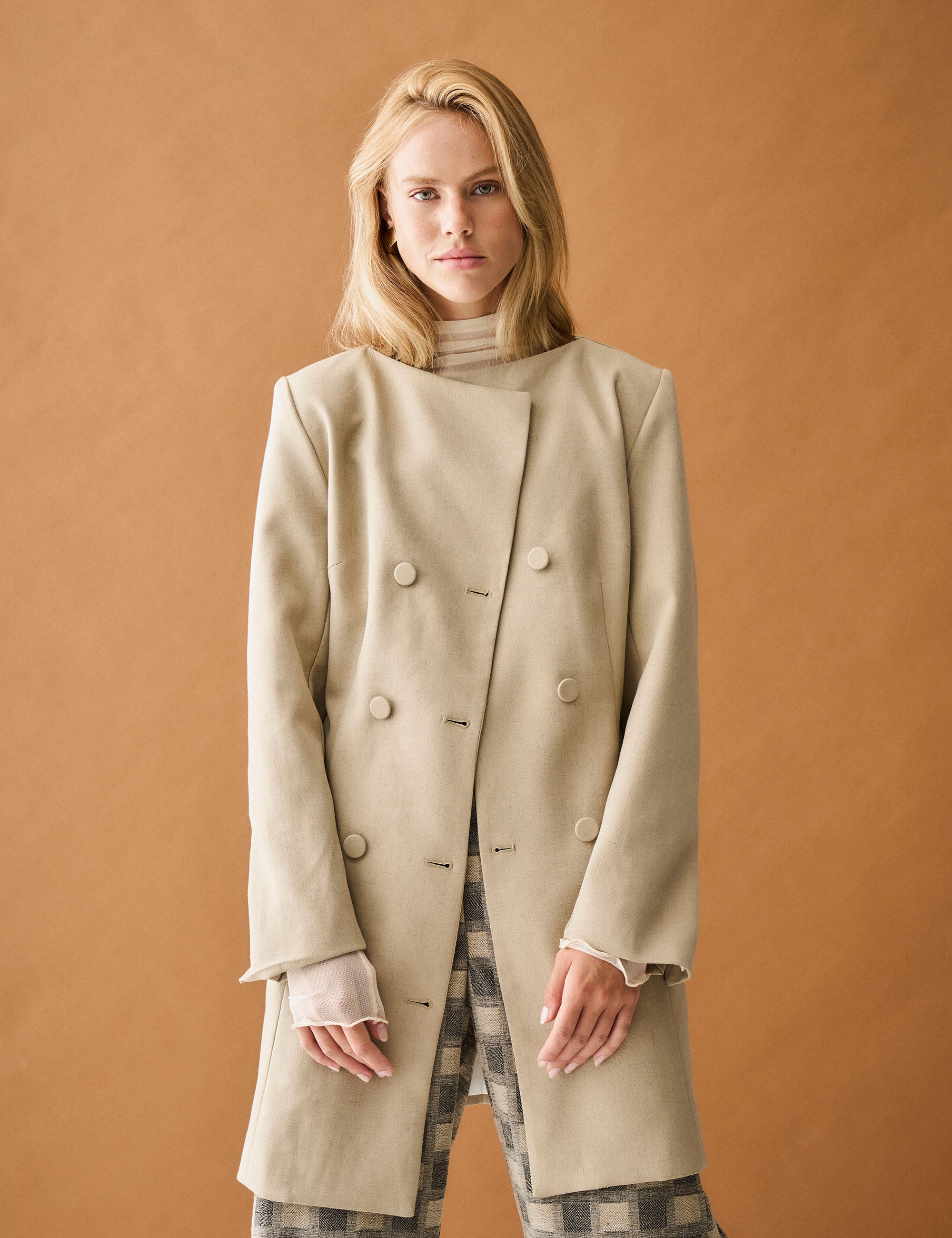 Casaco Dress Liso Fendi
