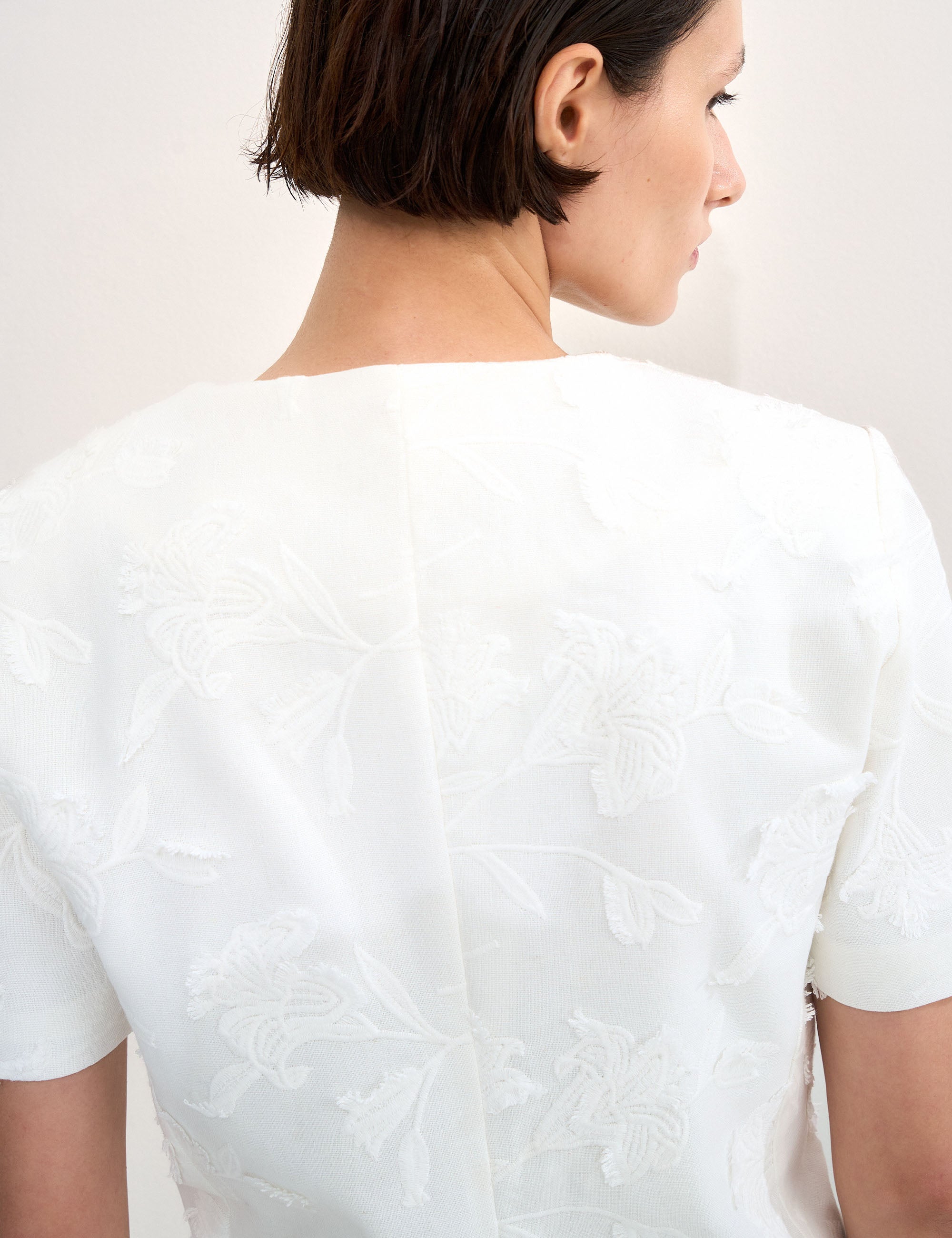 Casaqueto Adrian Bordado Off White