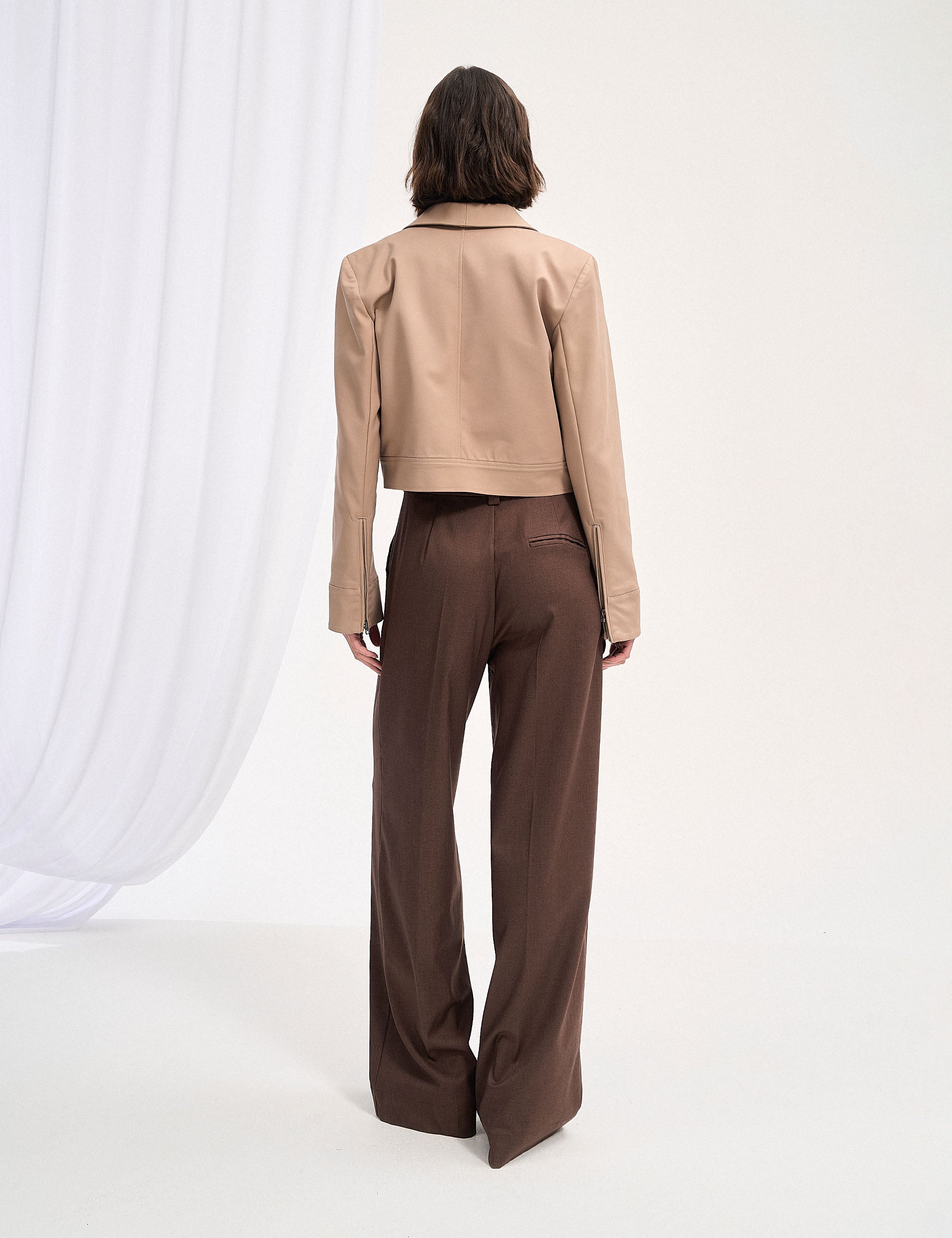 Casaqueto Brooke Algodão Bege