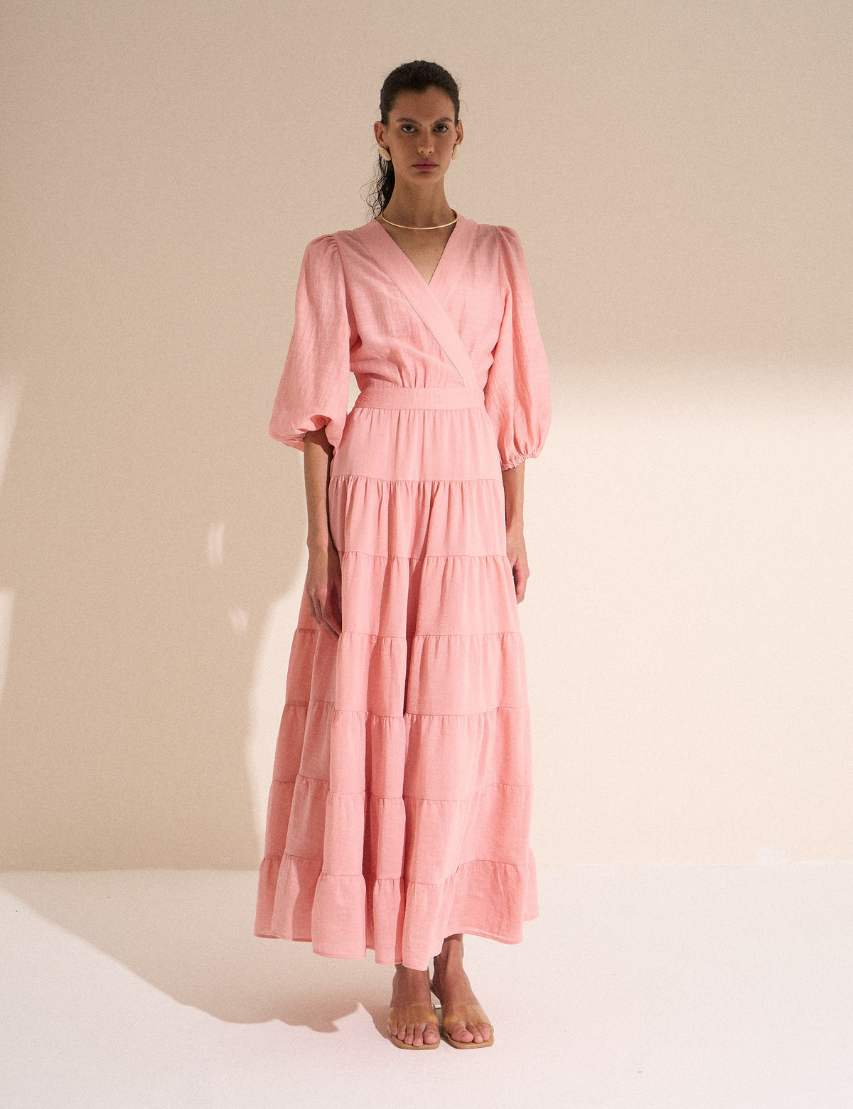 Chemise Carol Rayon Rosa