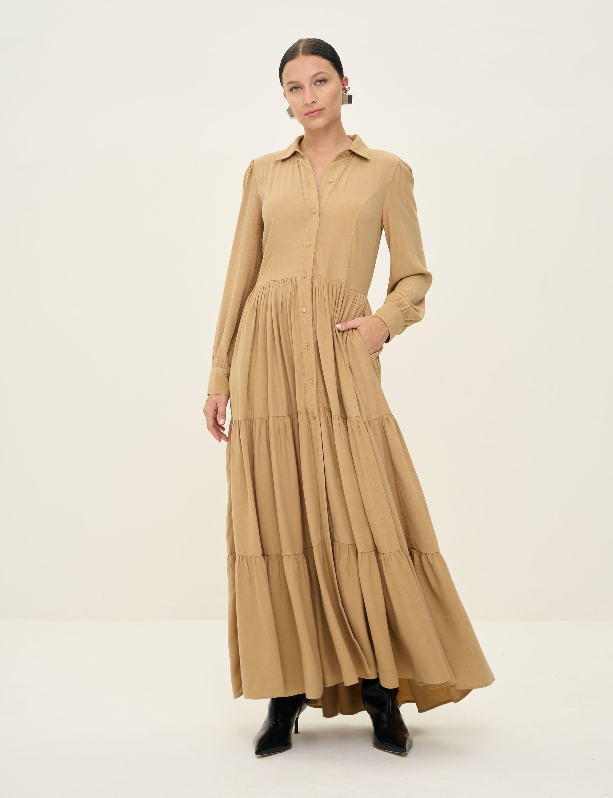 Chemise Olívia Liocel Bege
