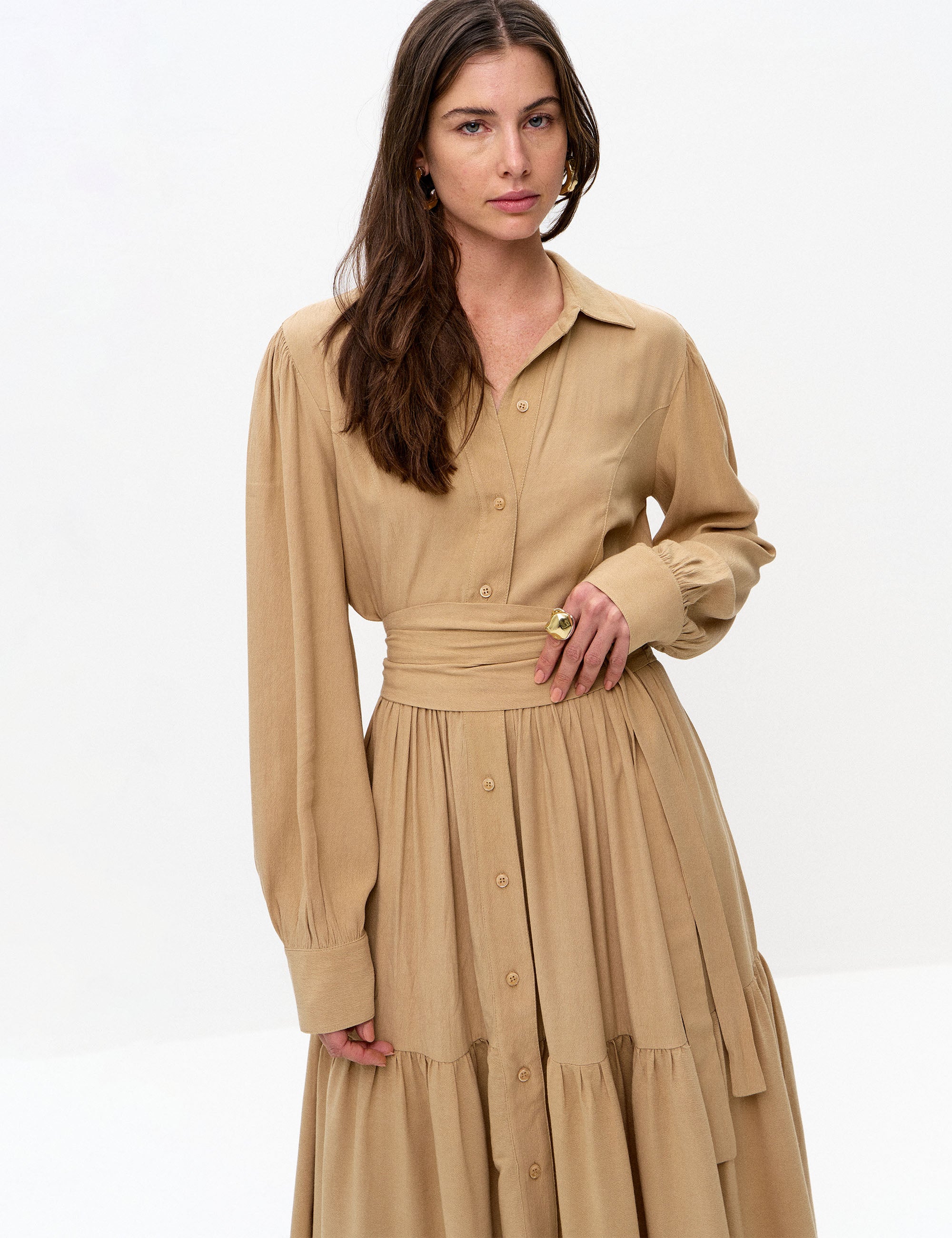 Chemise Olívia Liocel Bege