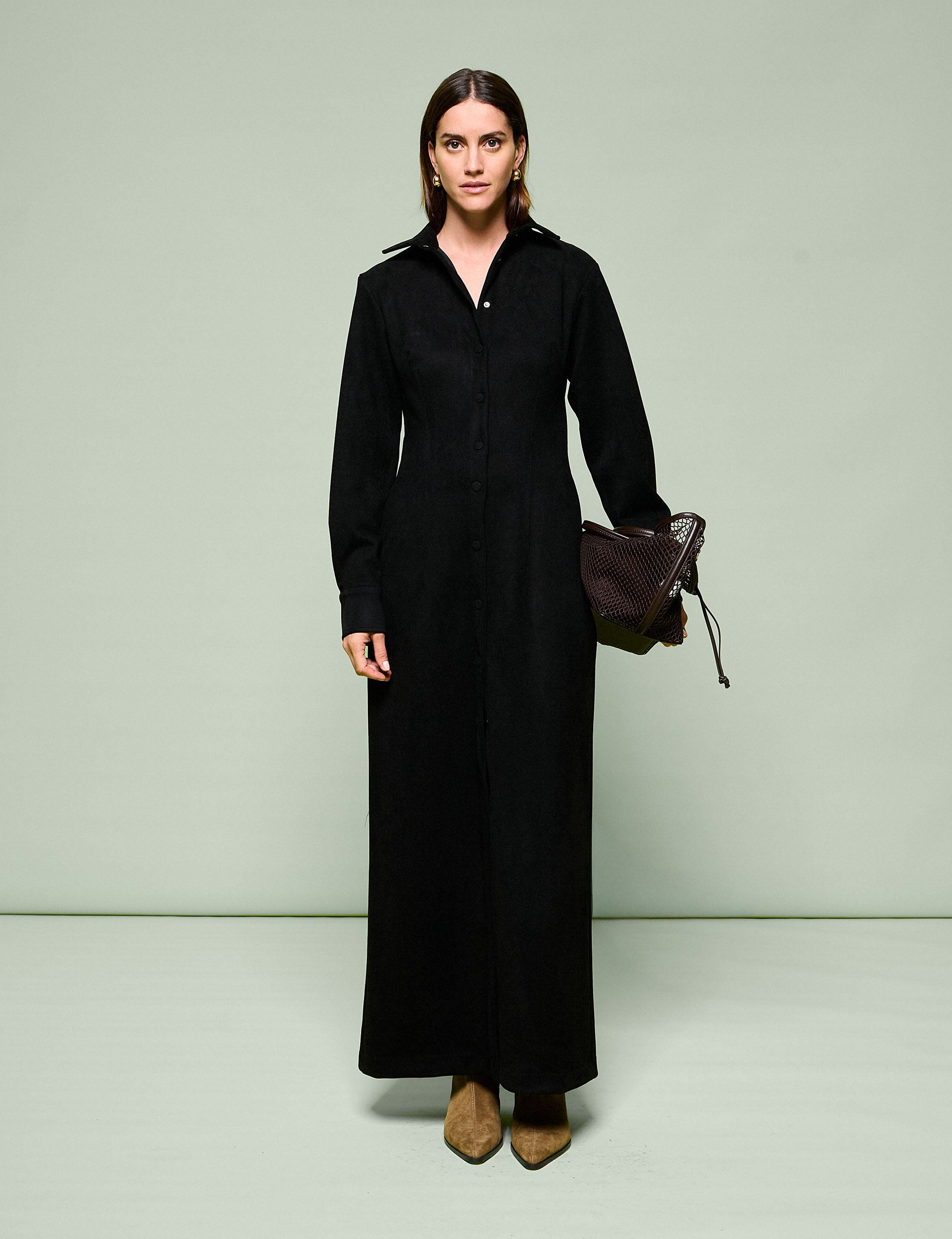 Chemise Stela Suede Preto