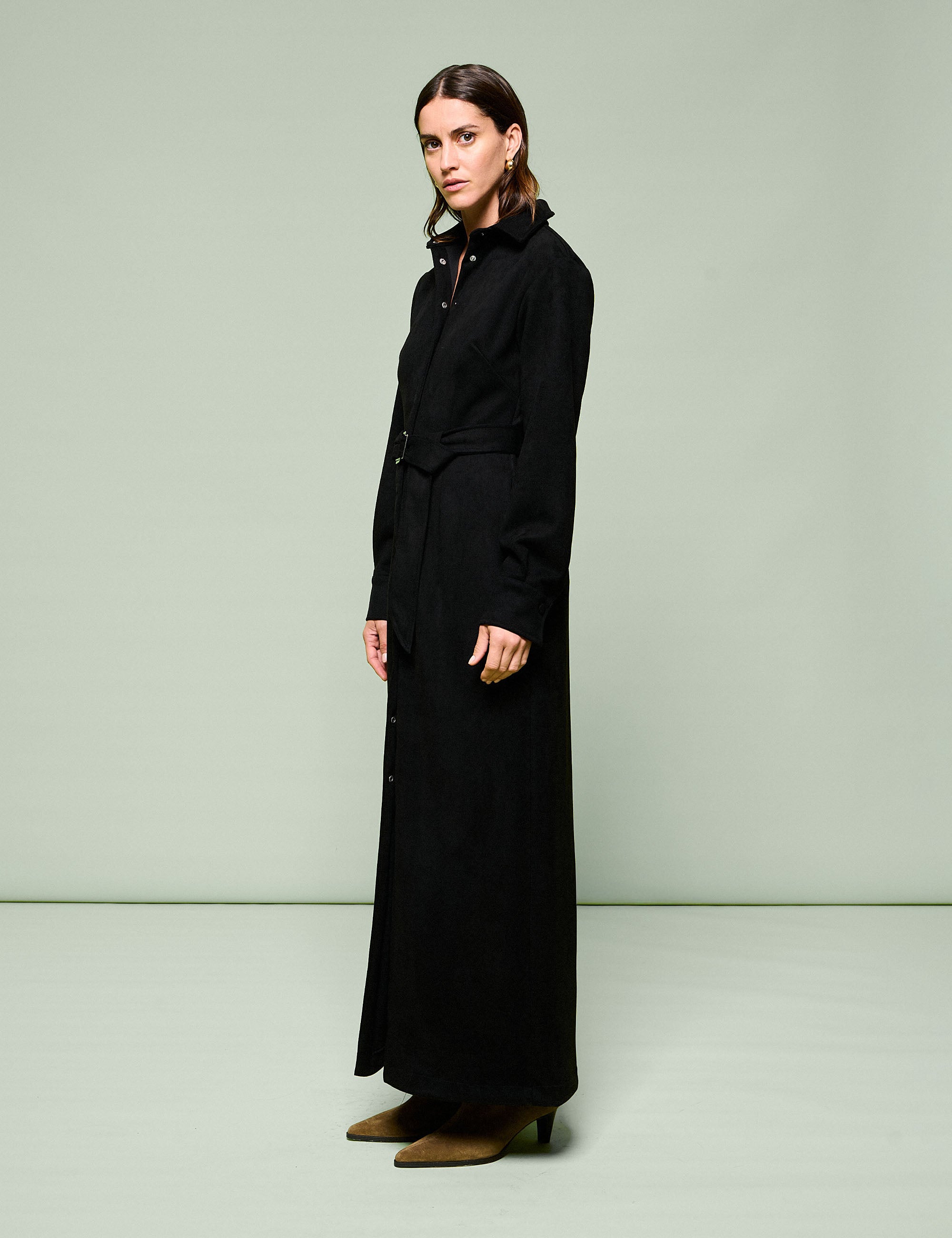 Chemise Stela Suede Preto