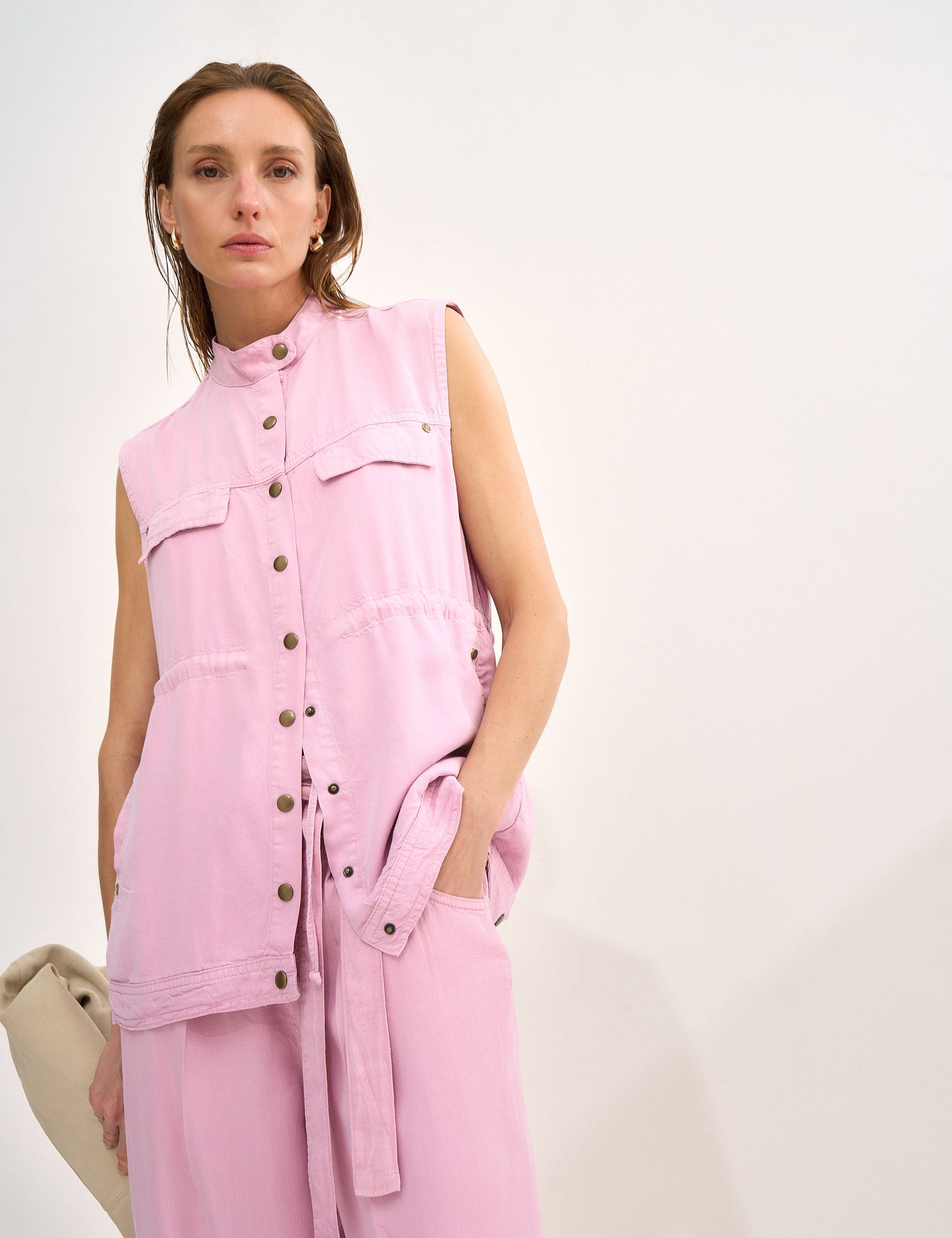 Colete Ava Liocel Rosa