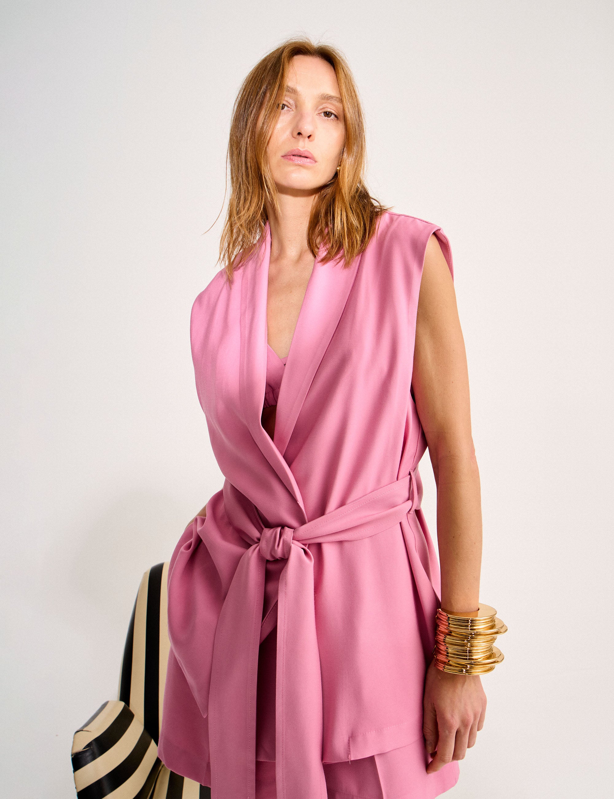 Colete Kyoto Alfaiataria Rosa