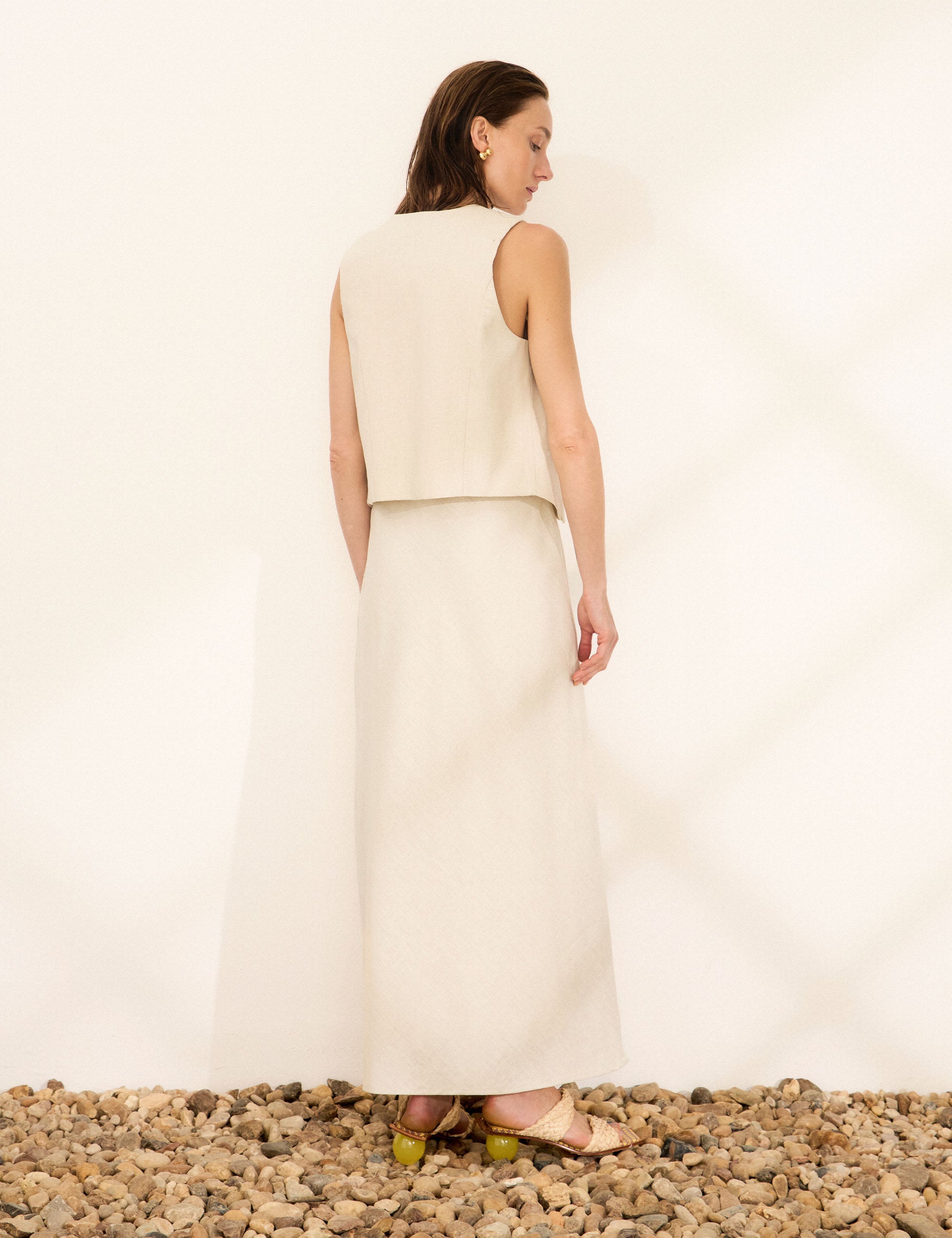 Saia Cora Ramie Areia