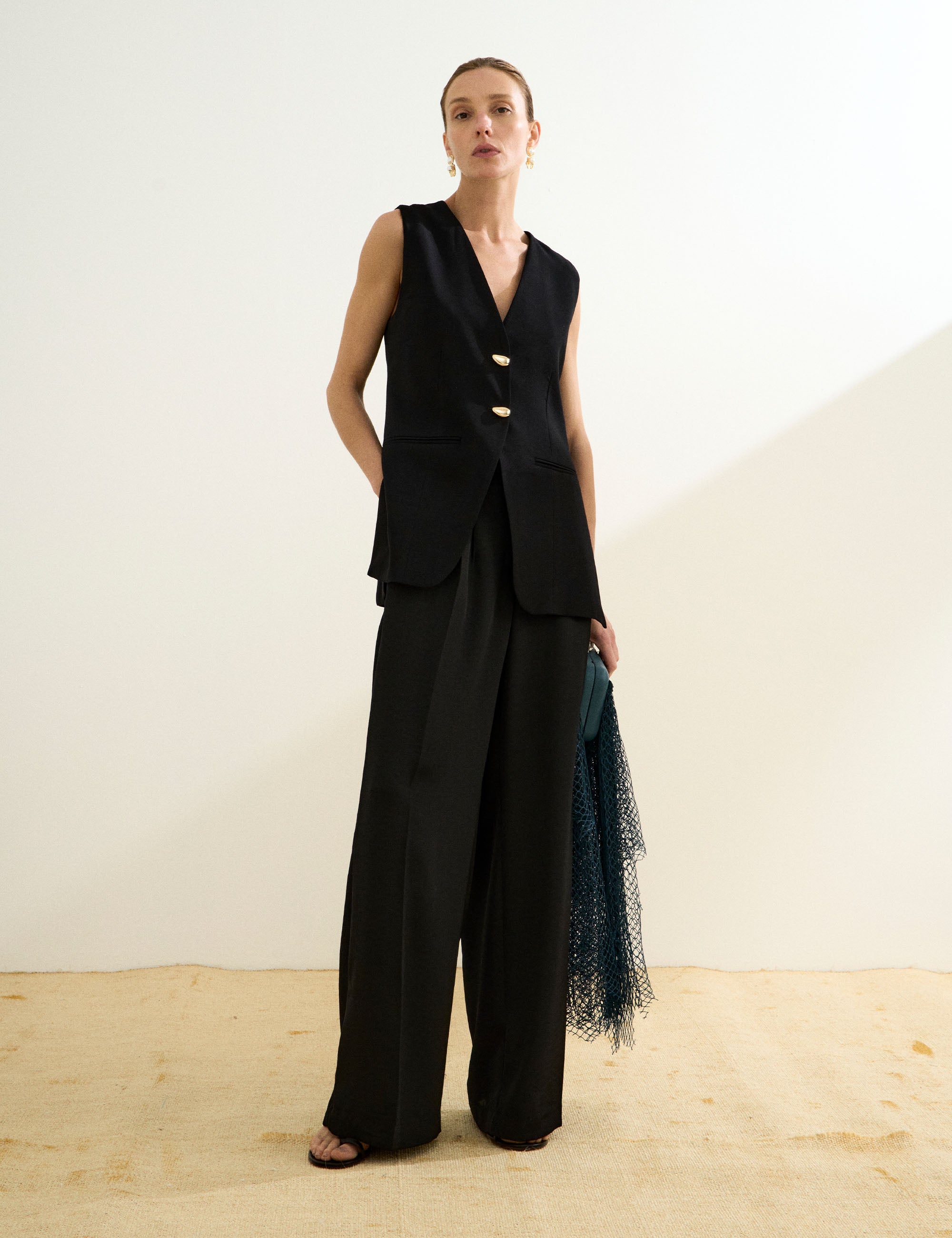 Colete Diana Liocel Preto