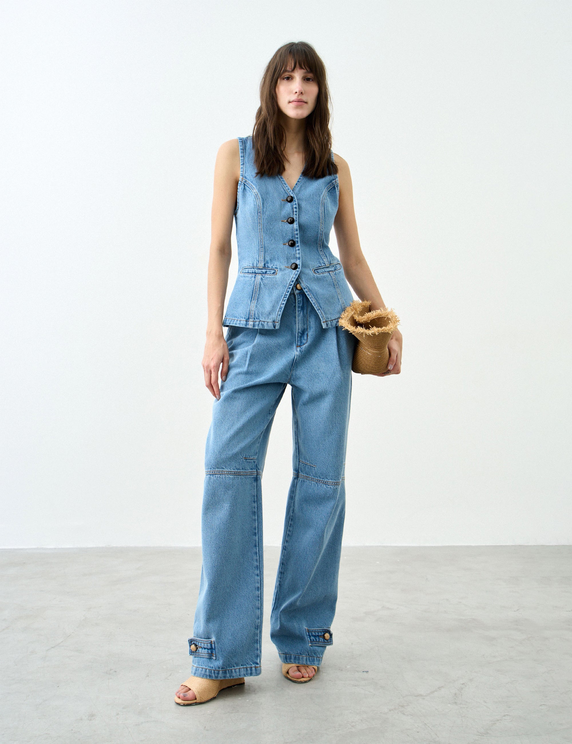 Colete Flavia Denim Jeans