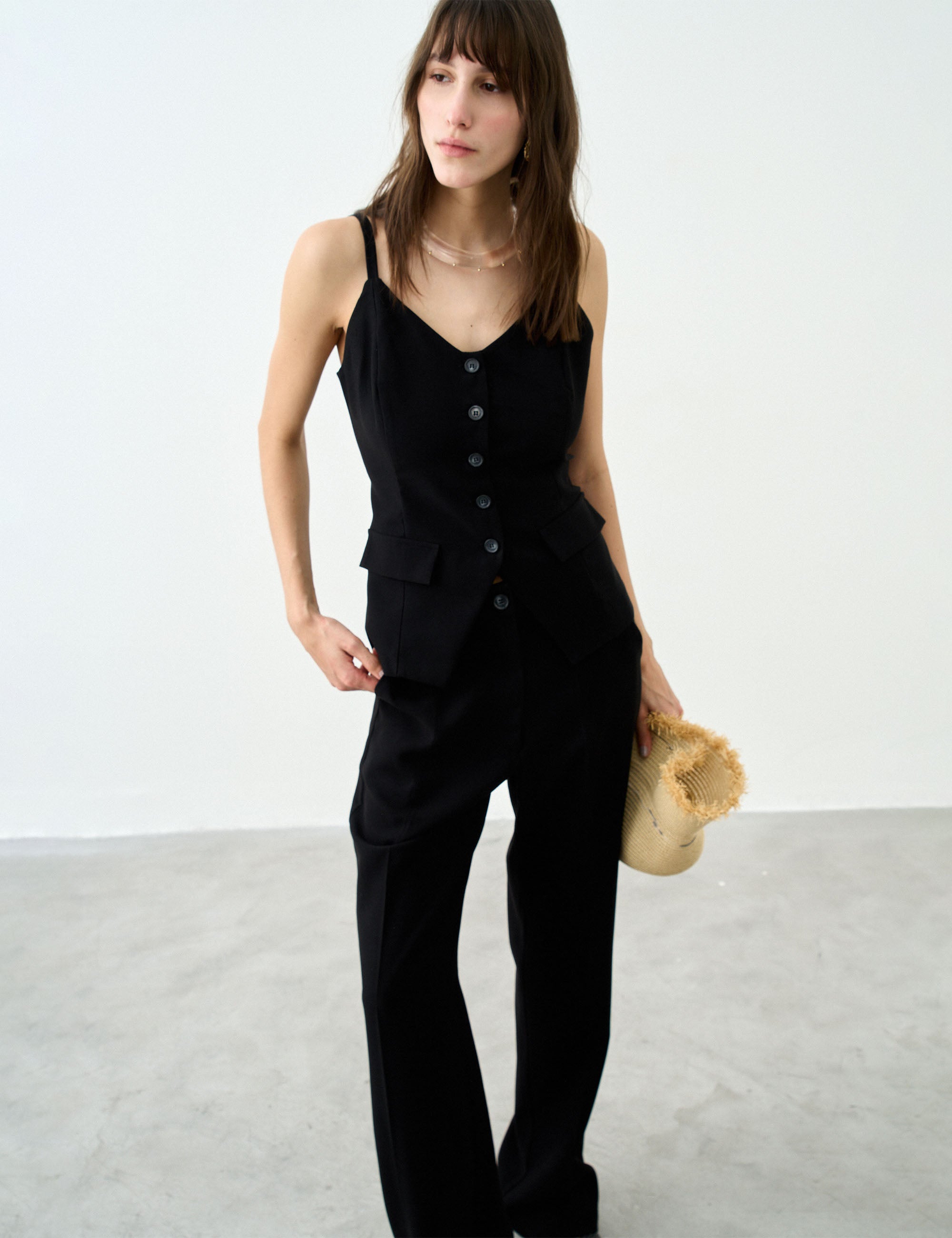 Colete Lia Alfaiataria Preto