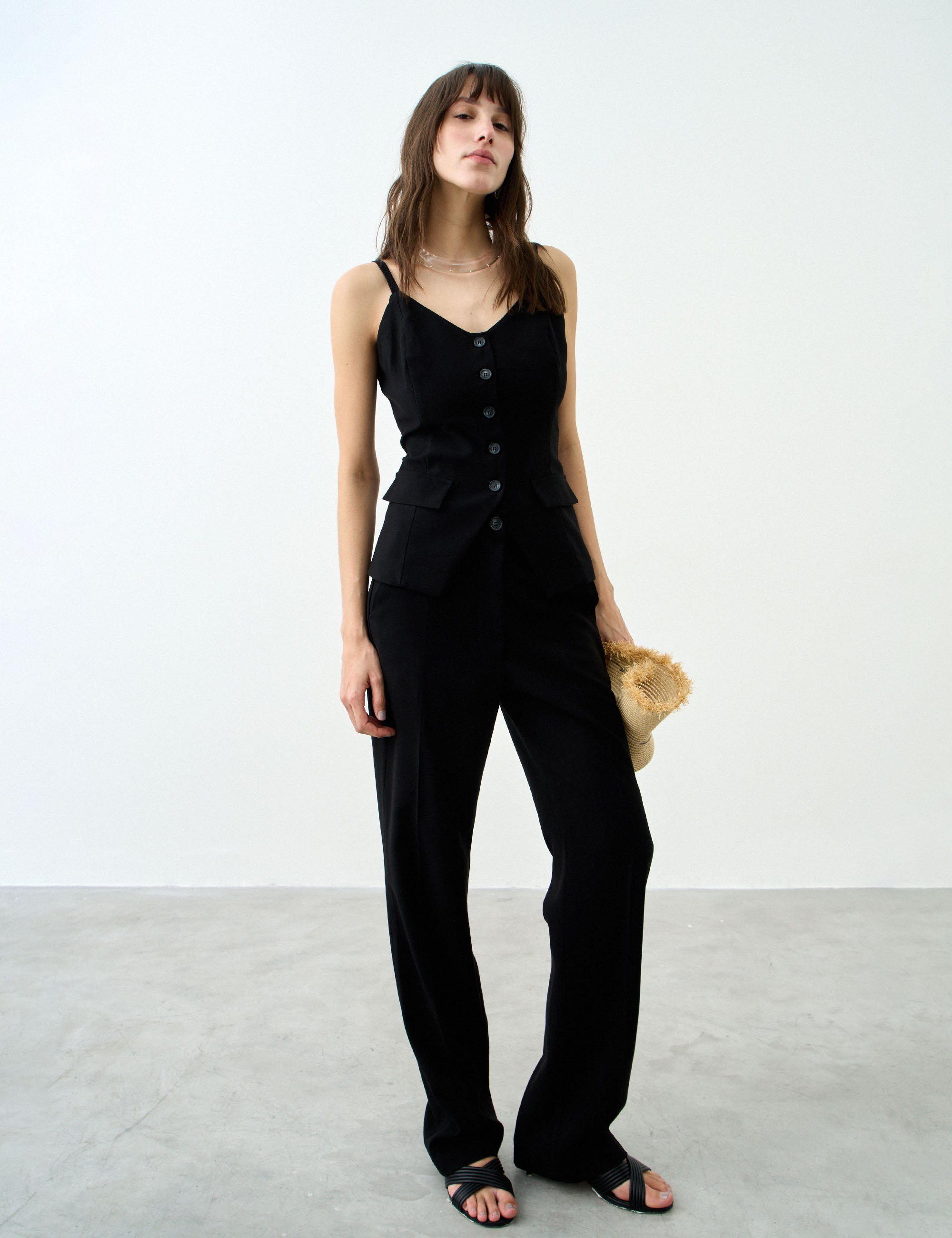 Colete Lia Alfaiataria Preto