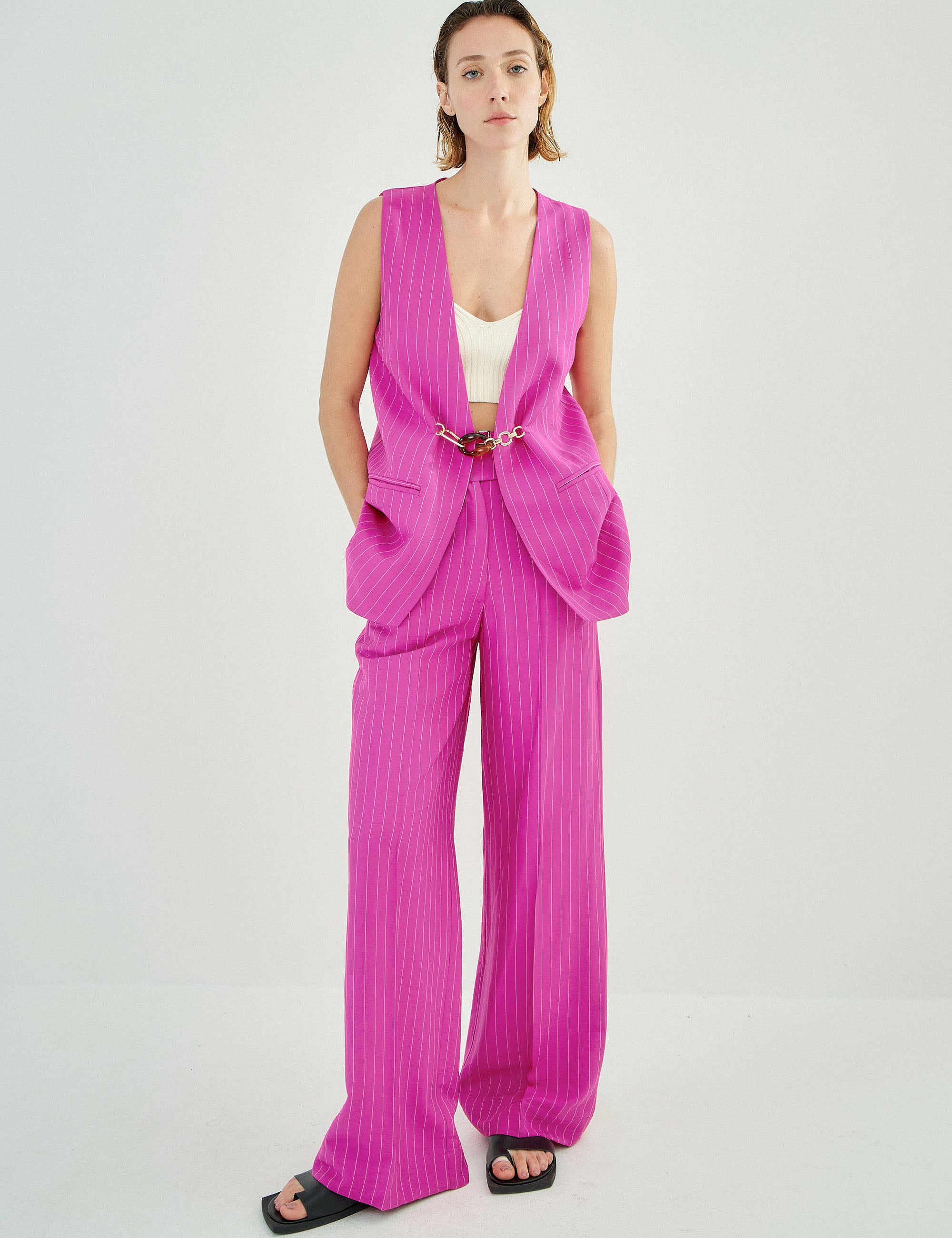 Colete Luana Listra Pink