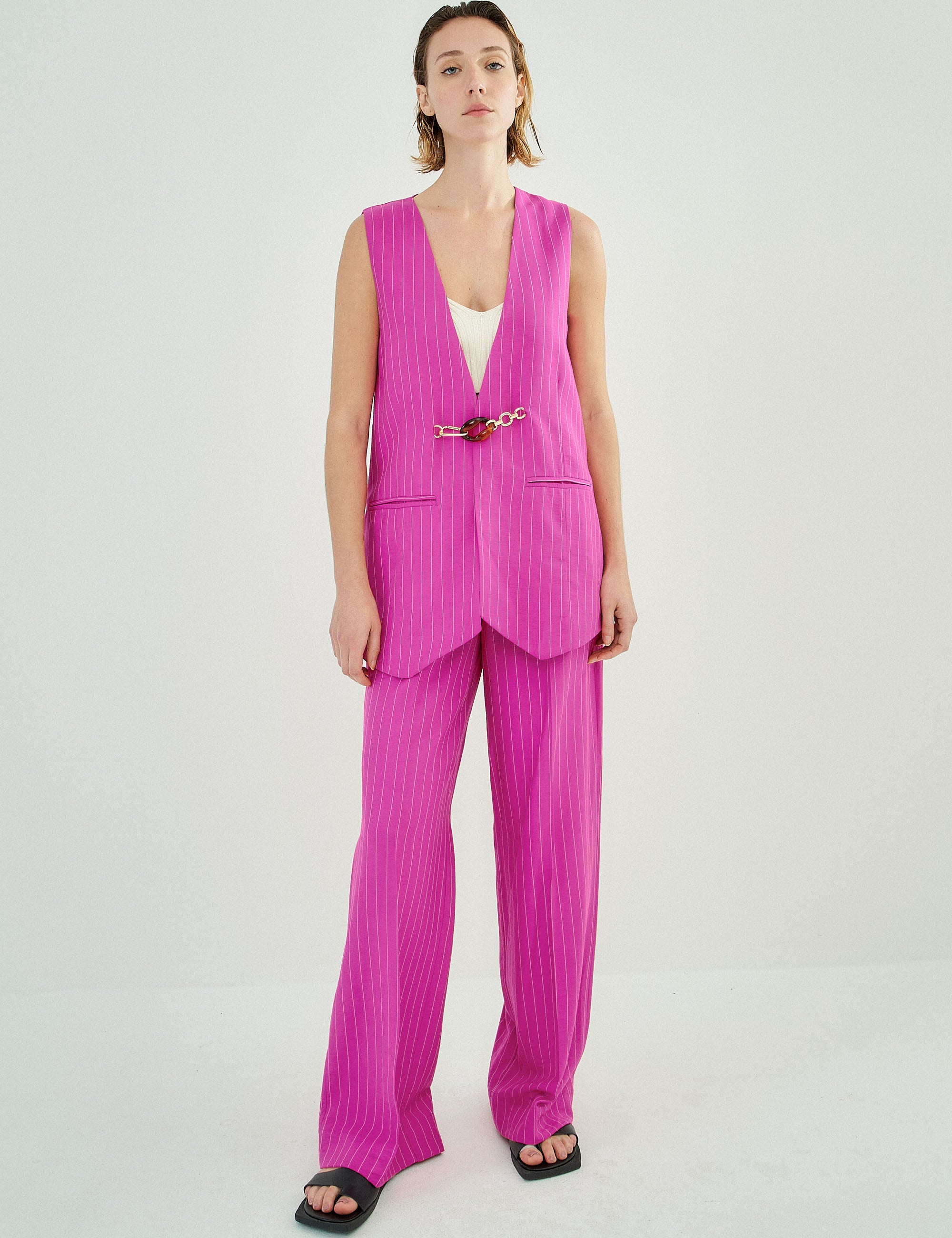 Colete Luana Listra Pink