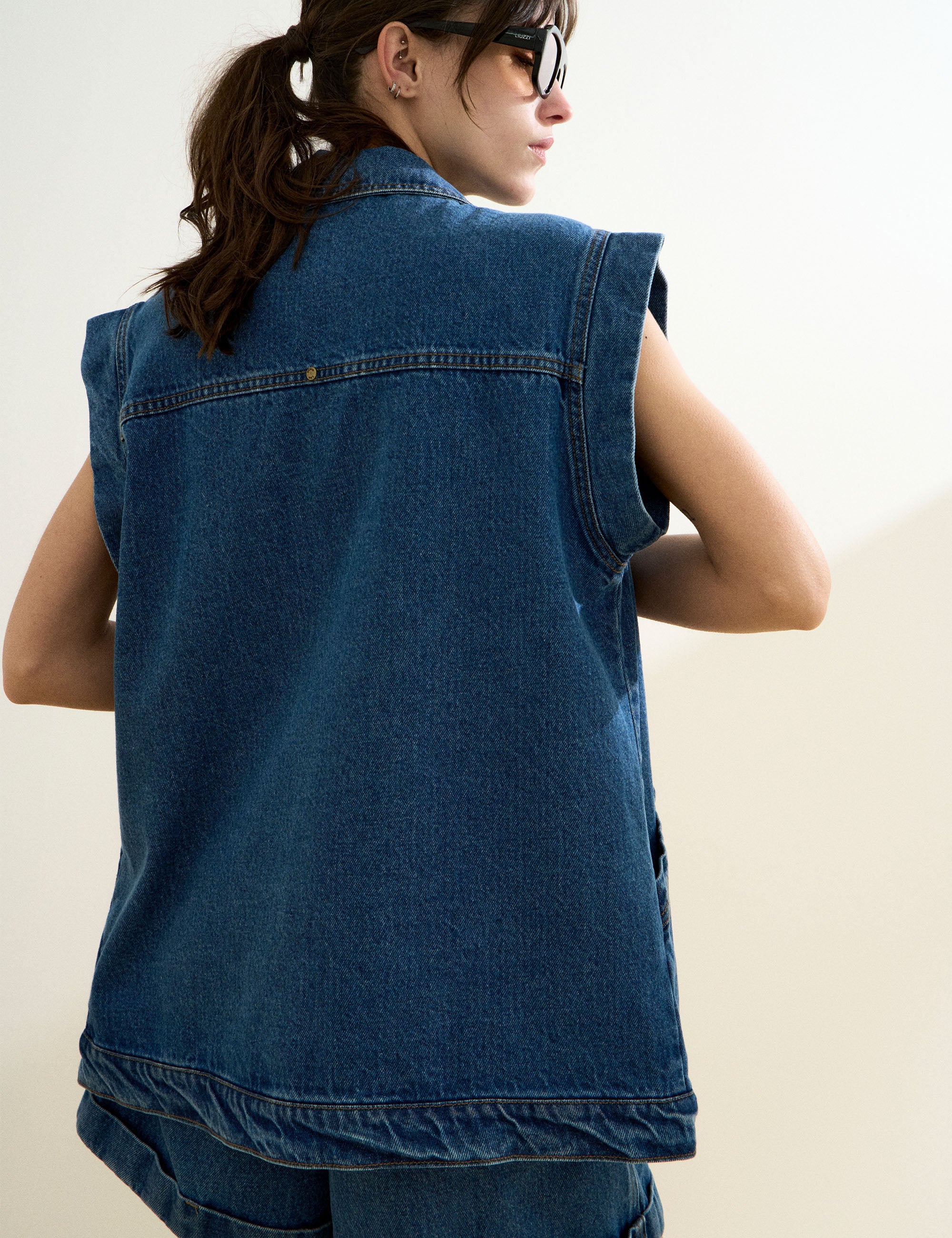 Colete Lucy Denim Jeans