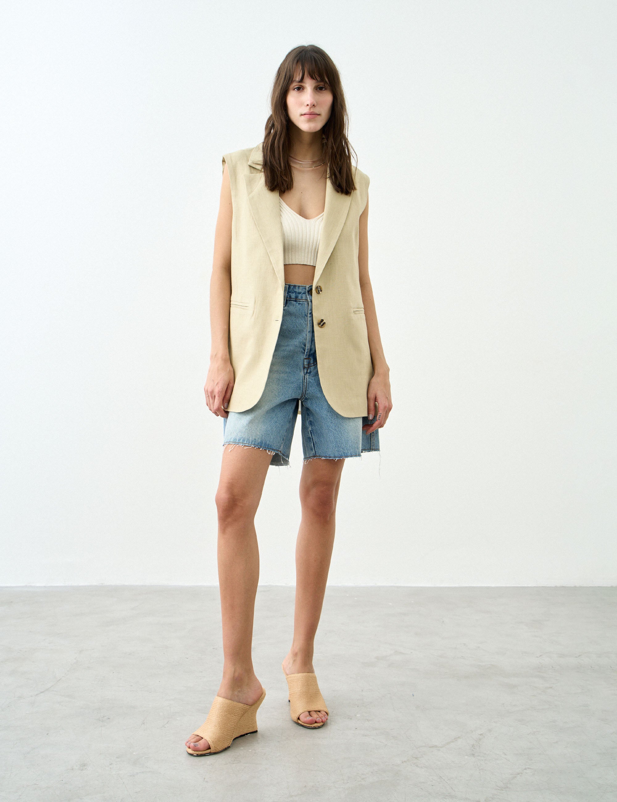 Colete Malibu Rami Areia