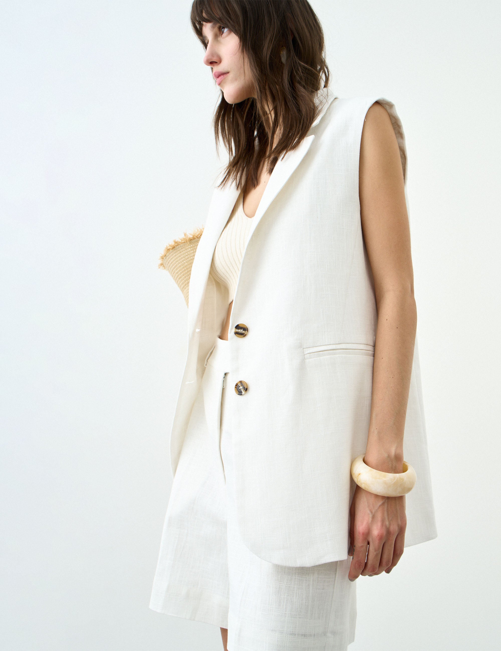 Colete Malibu Rami Off White