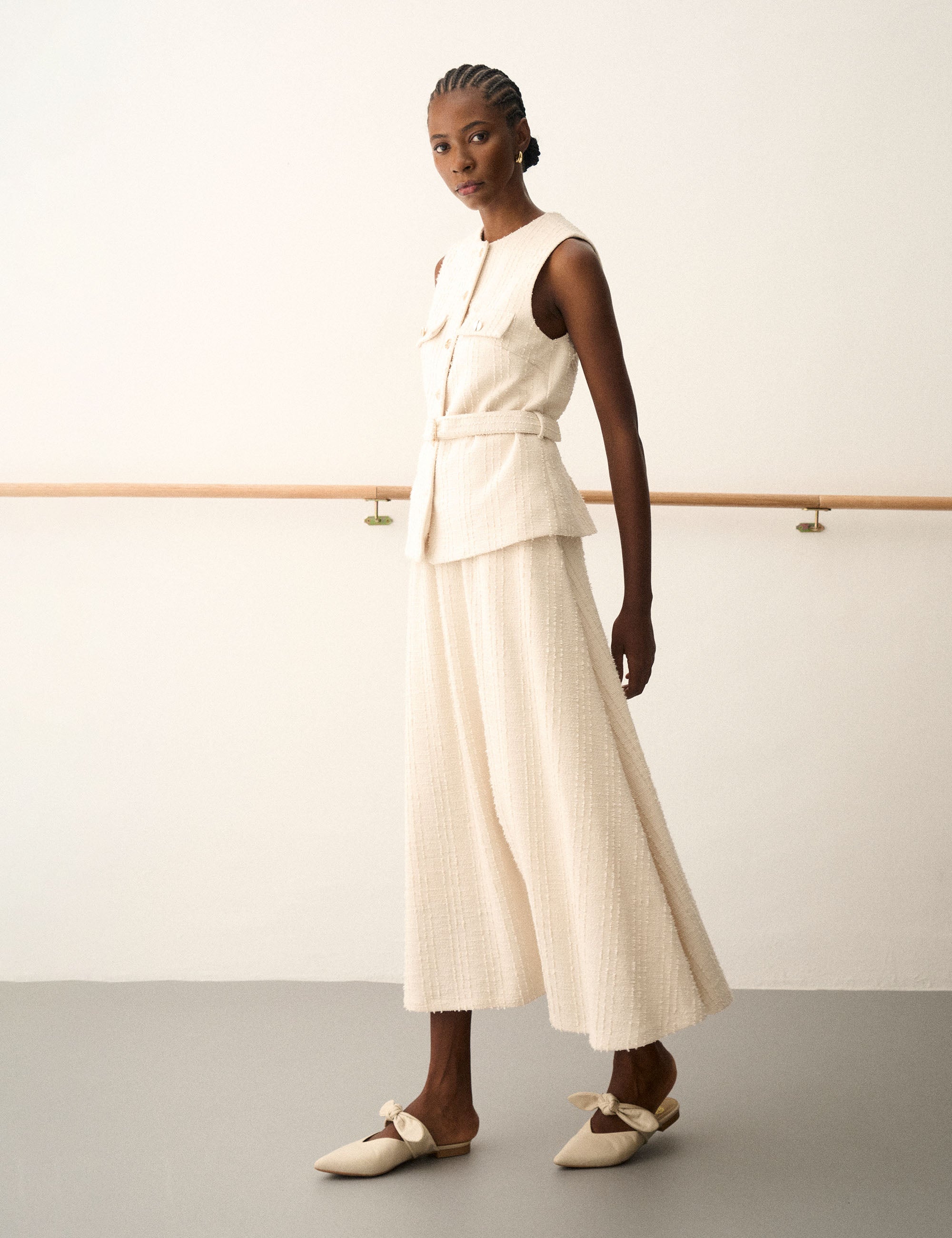 Saia Margot Bouclé Off White