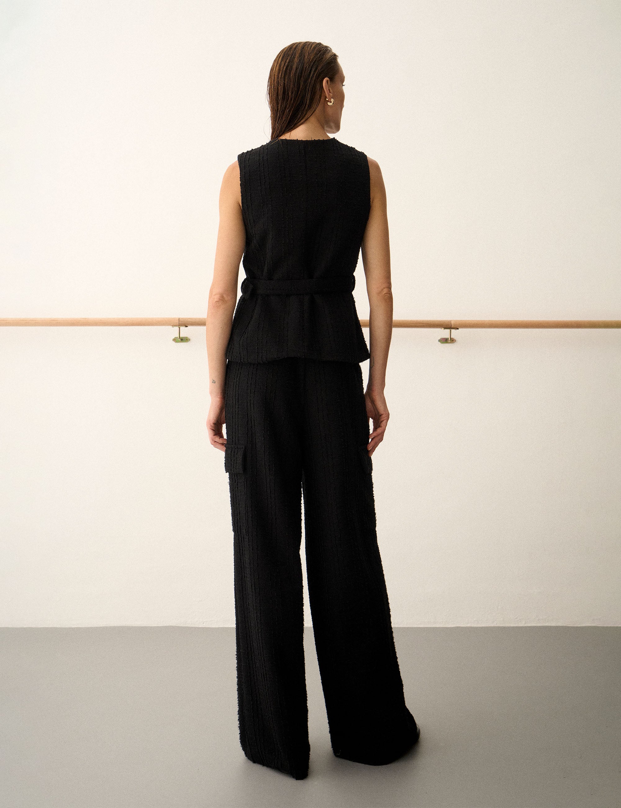 Colete Margot Bouclé Preto