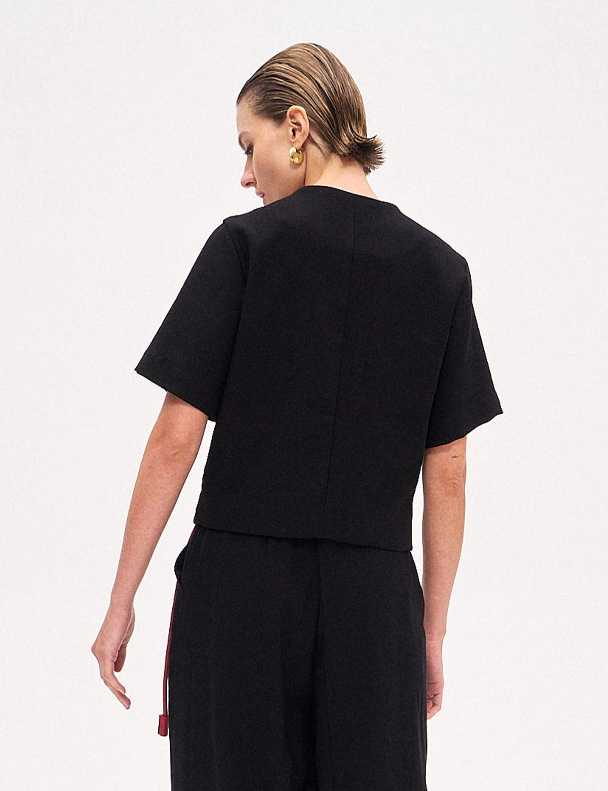 Colete Poliana Viscose Preto