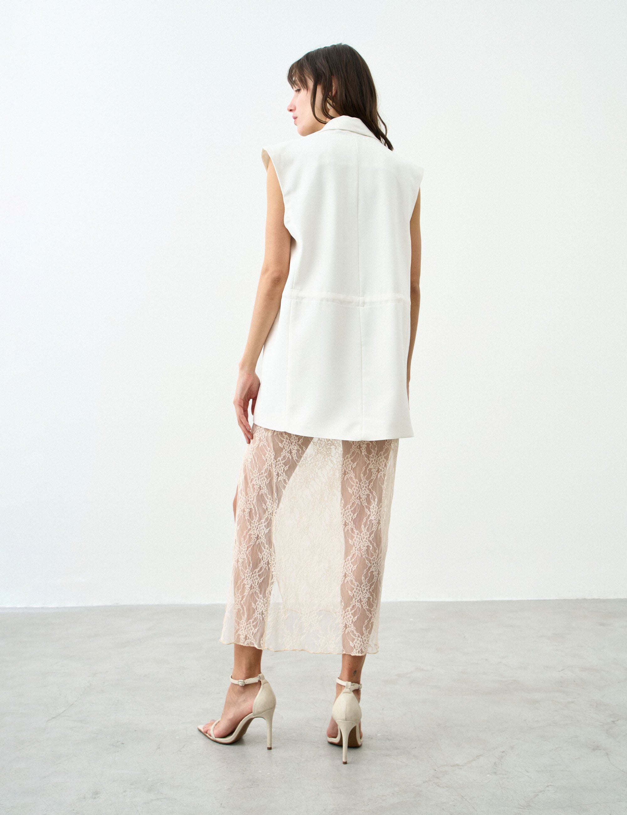 Colete Soleil Alfaiataria Off White