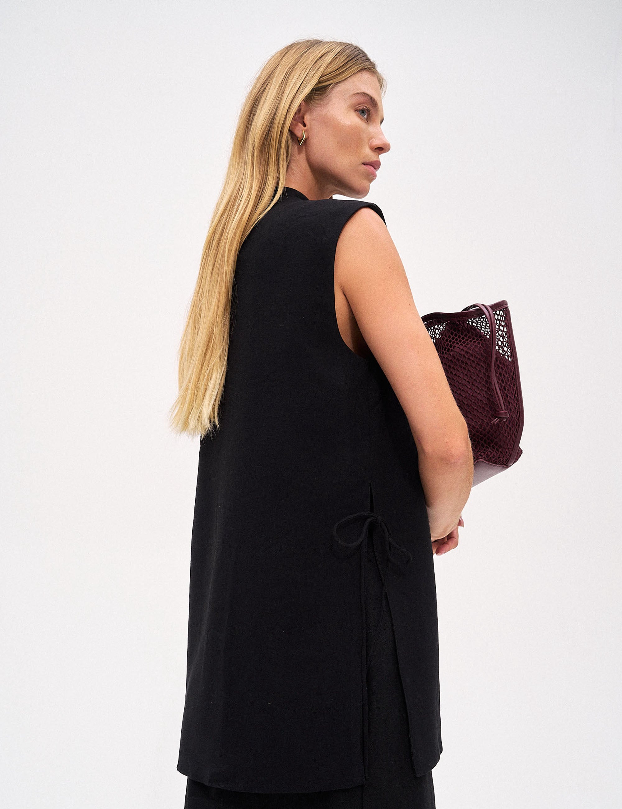 Colete Sthefanie Viscose Preto