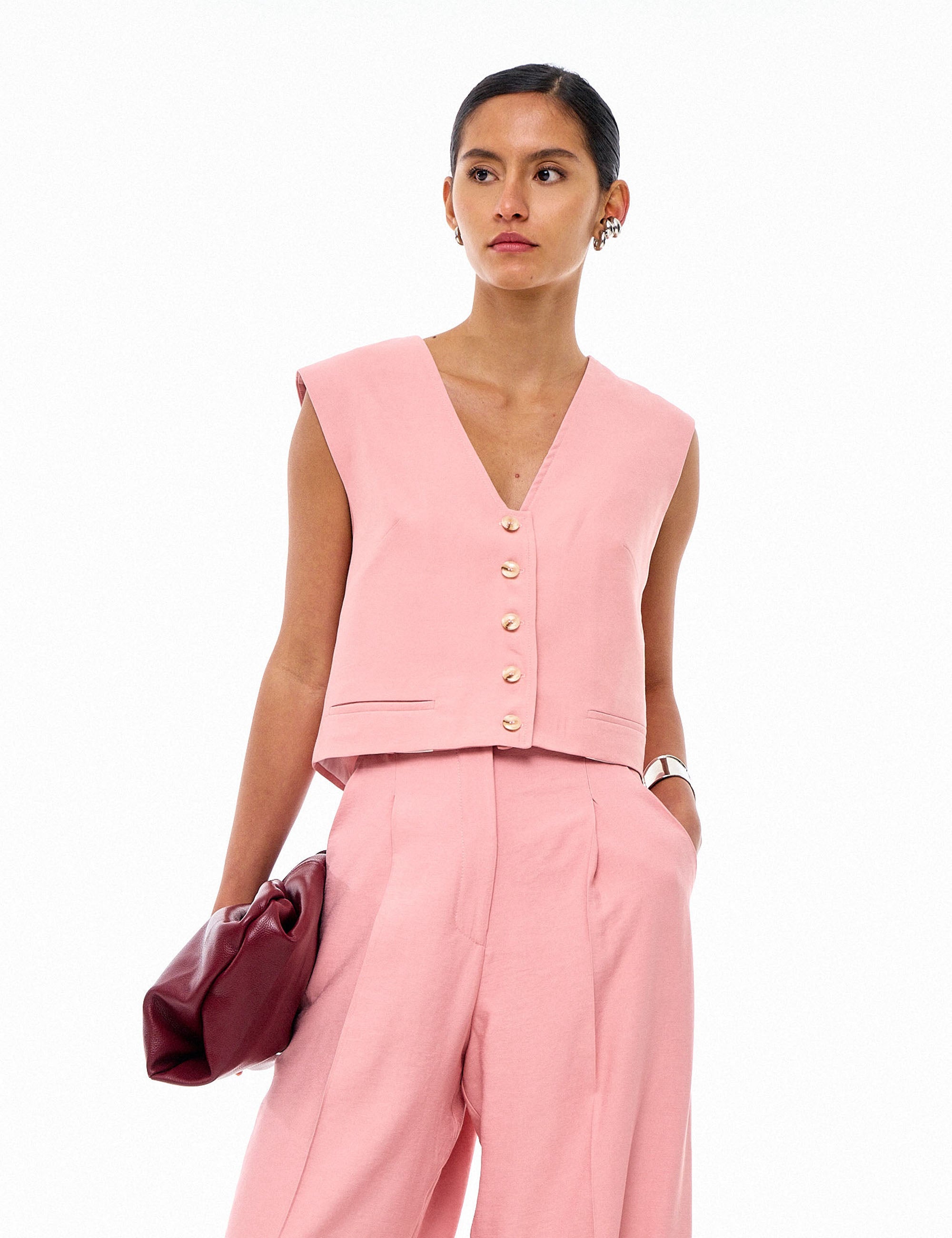 Colete Zoe Liocel Rosa