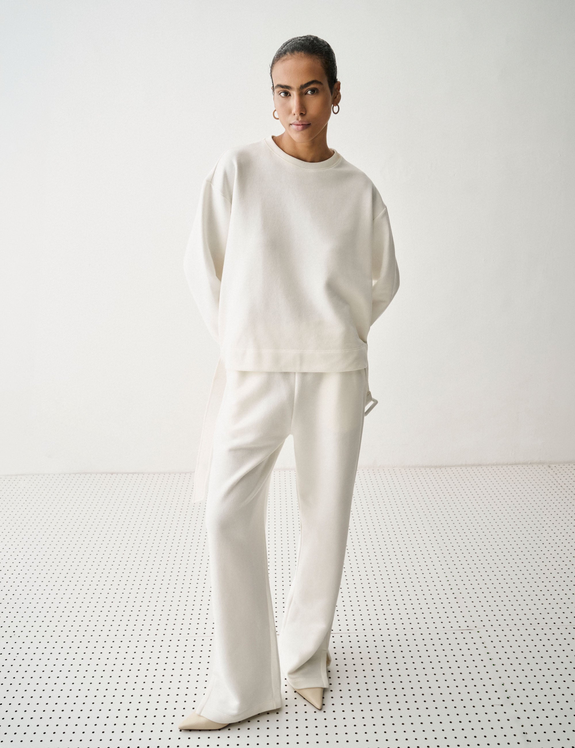 Conjunto Noor Moletom Off White