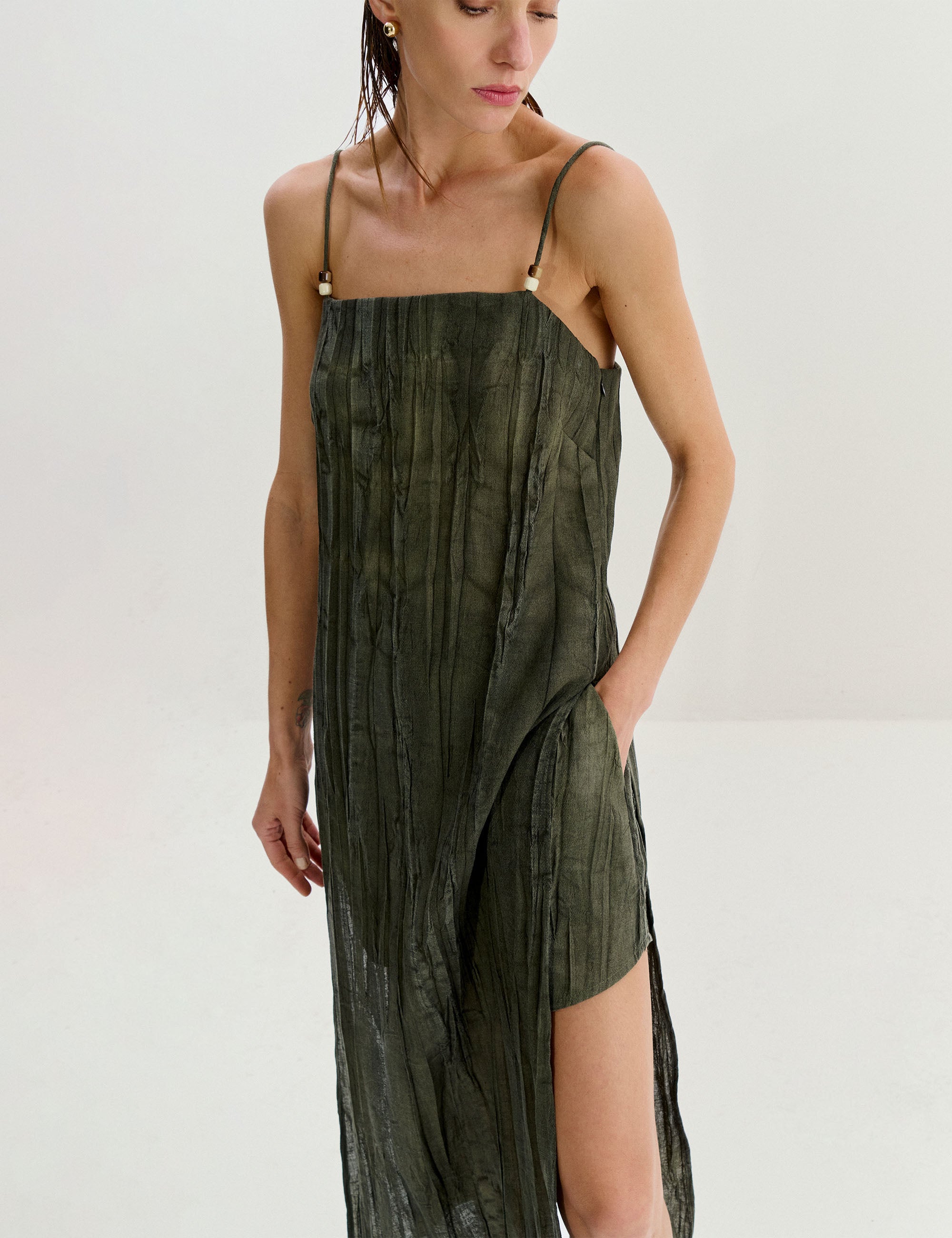 Conjunto Ametista Rustico Musgo