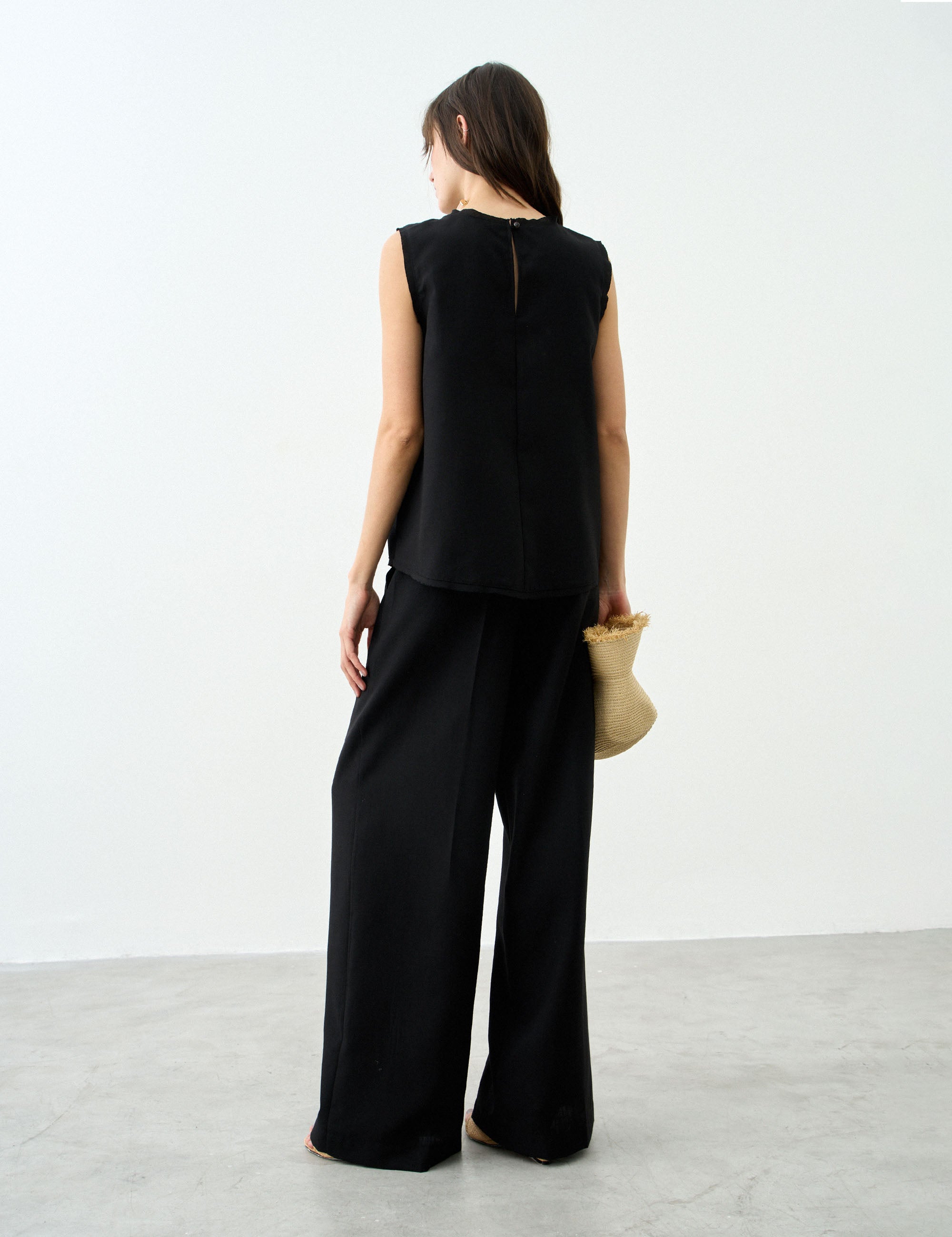 Calça Agatha Natural Preto