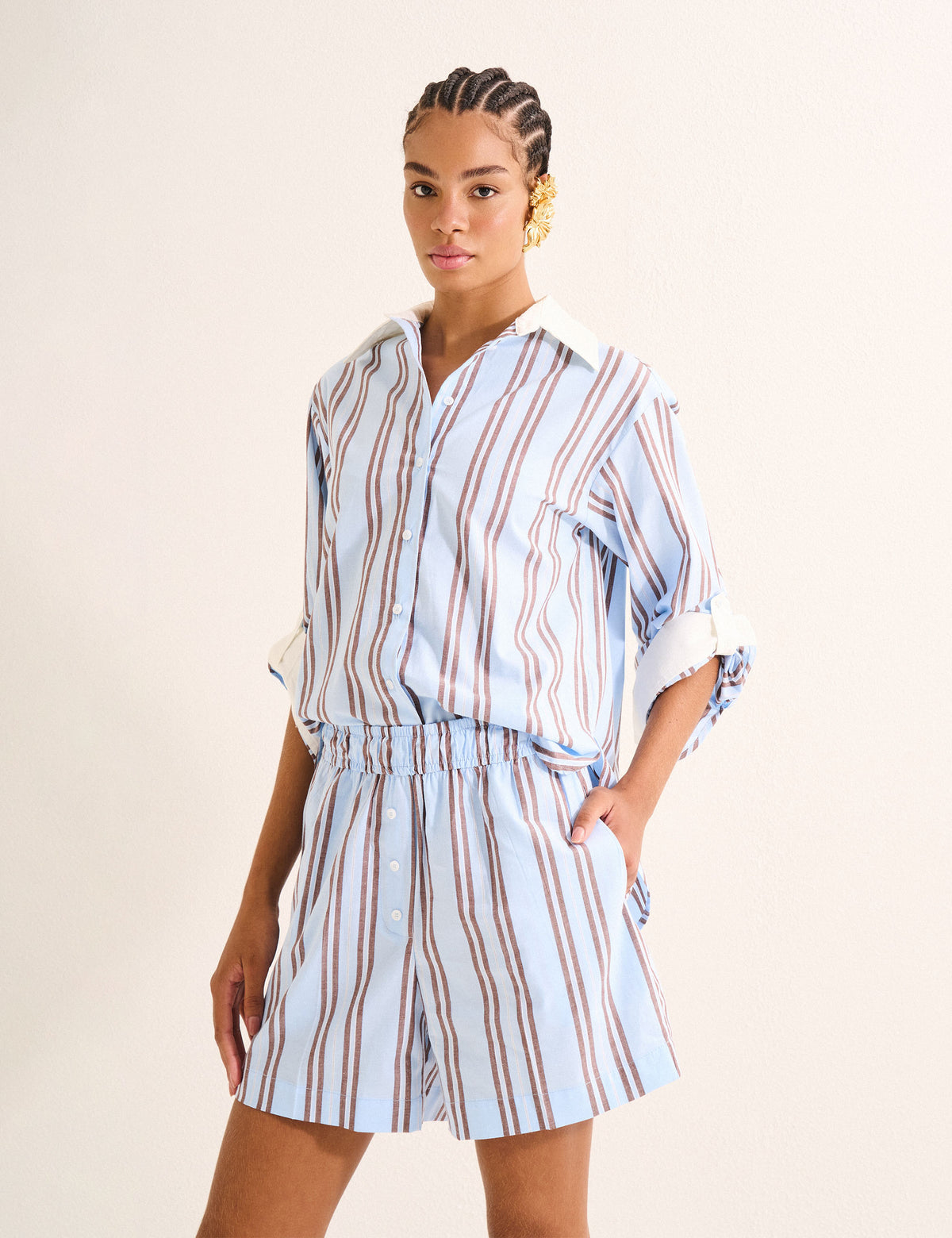 Conjunto Beatrice Listra Azul