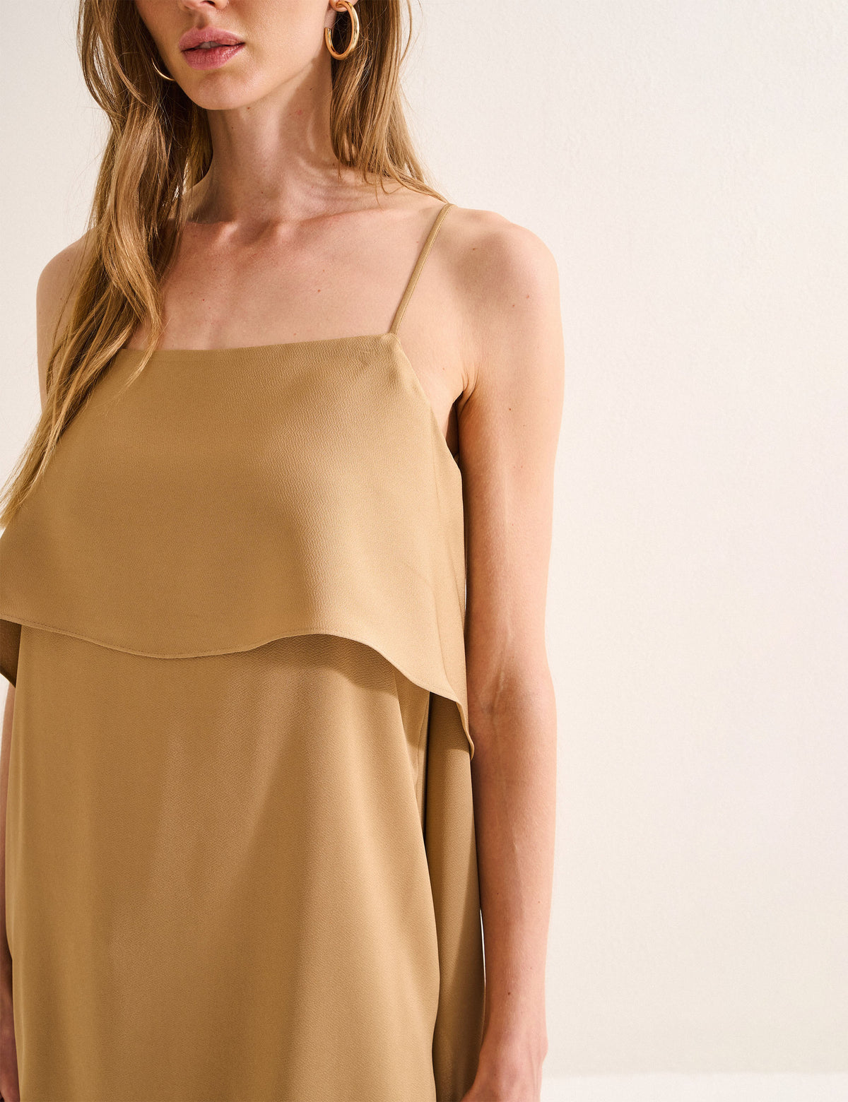 Conjunto Bolonia Crepe Bege