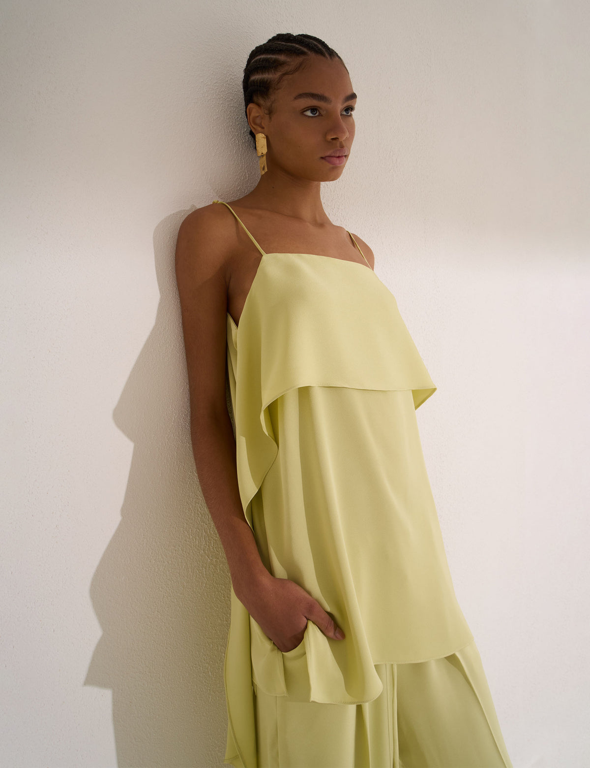 Conjunto Bolonia Crepe Citron