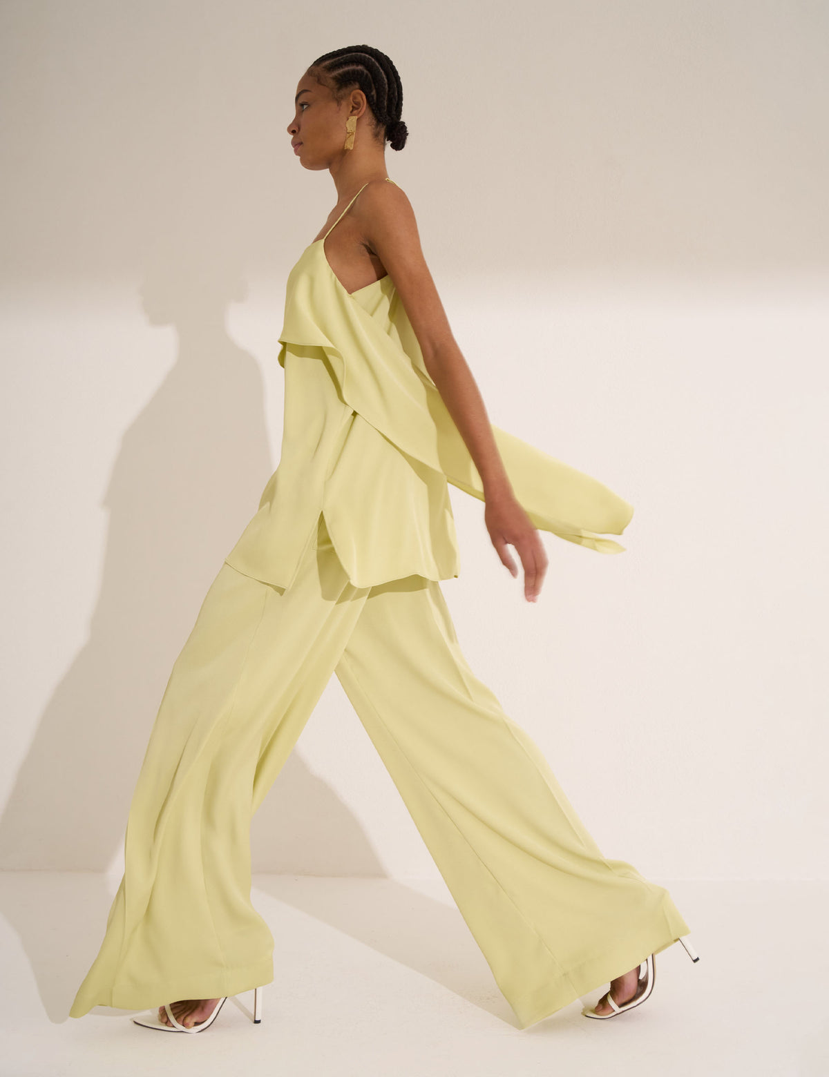 Conjunto Bolonia Crepe Citron