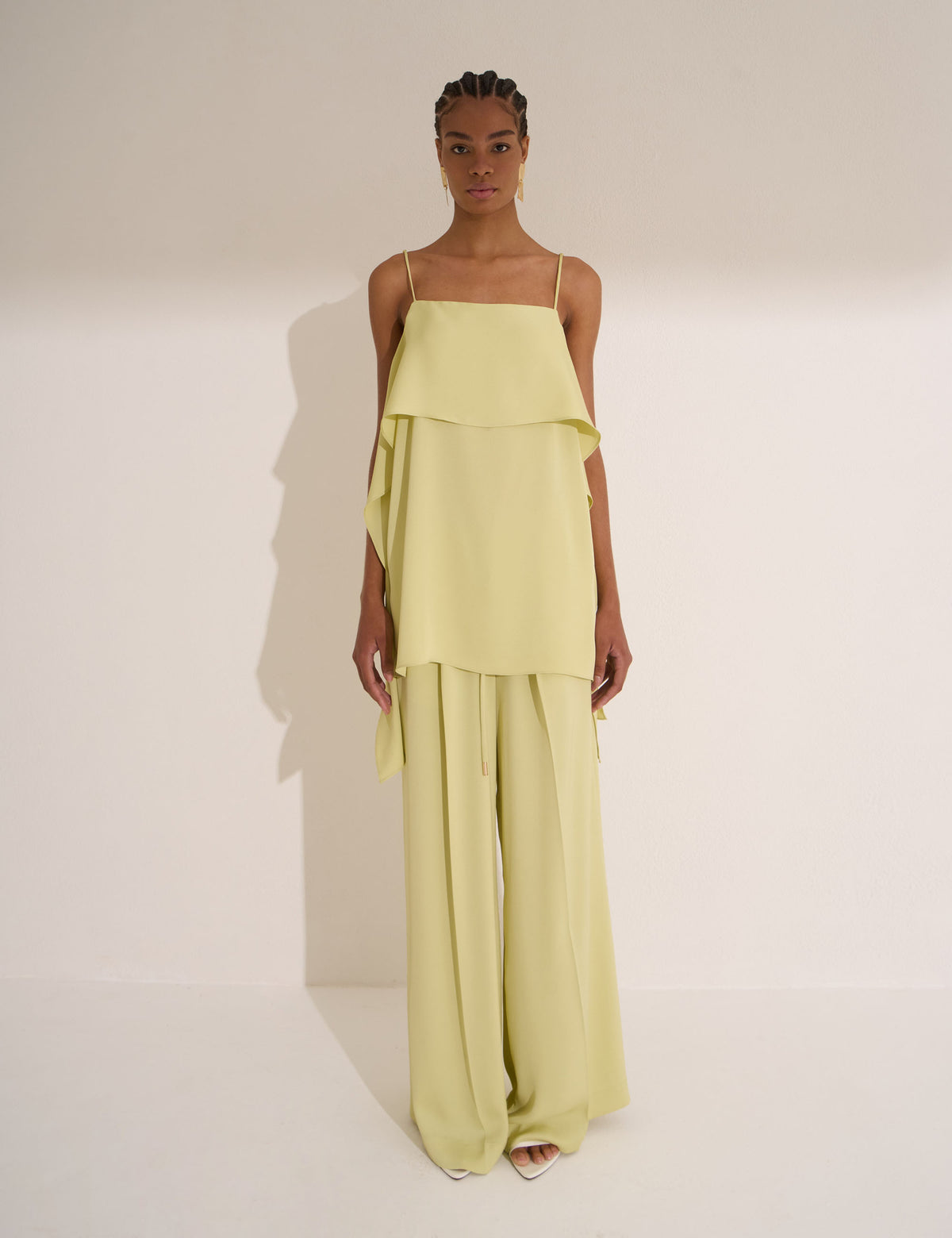 Conjunto Bolonia Crepe Citron