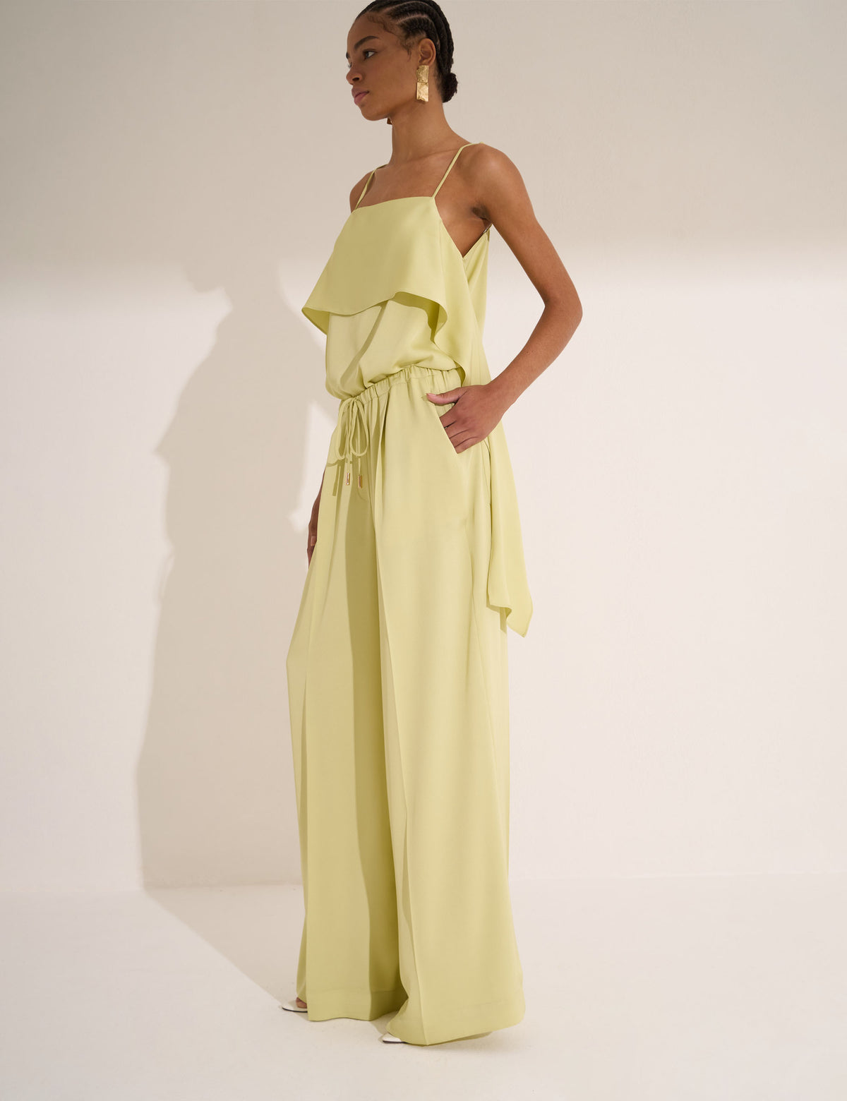 Conjunto Bolonia Crepe Citron