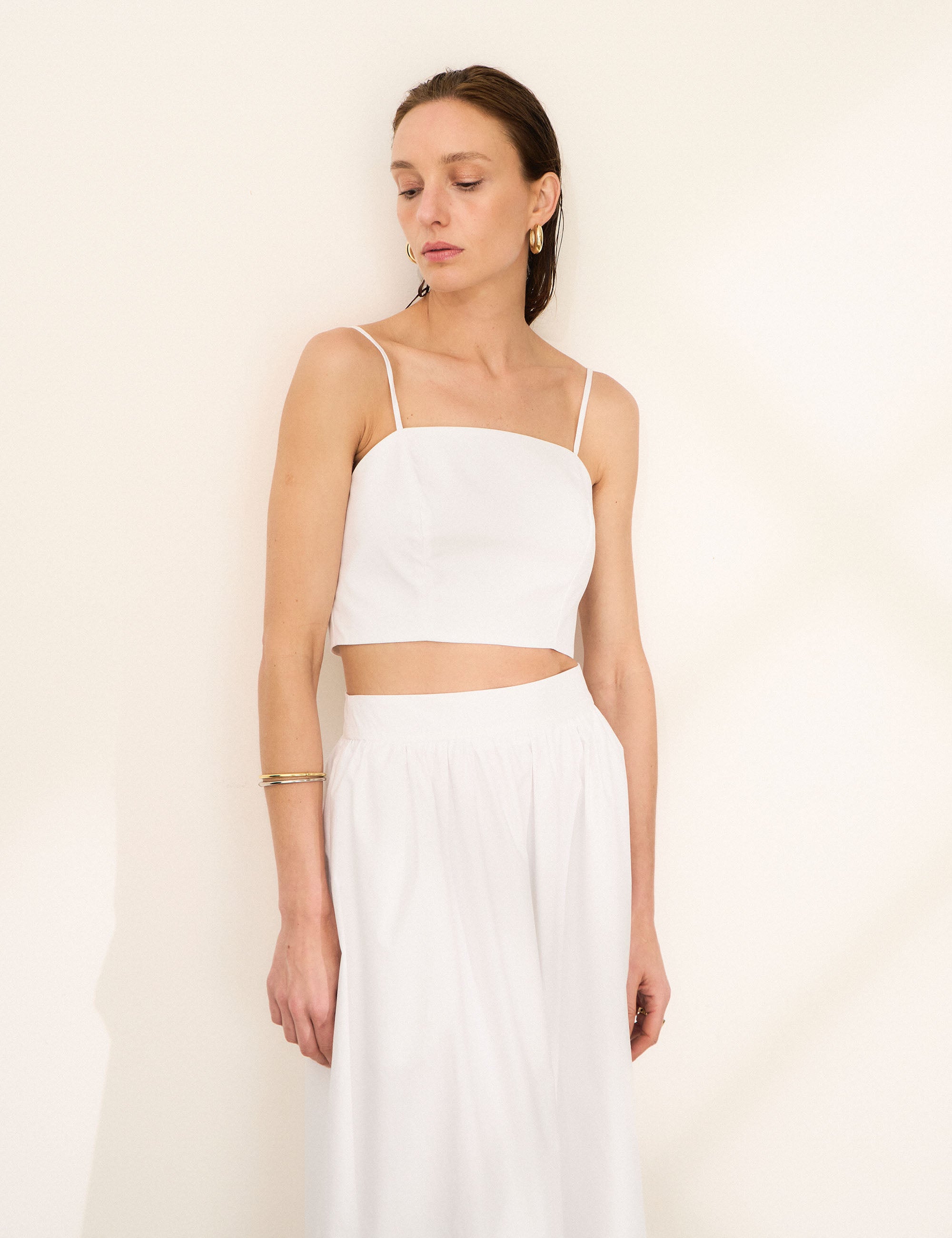 Conjunto Caprina Tricoline Off White