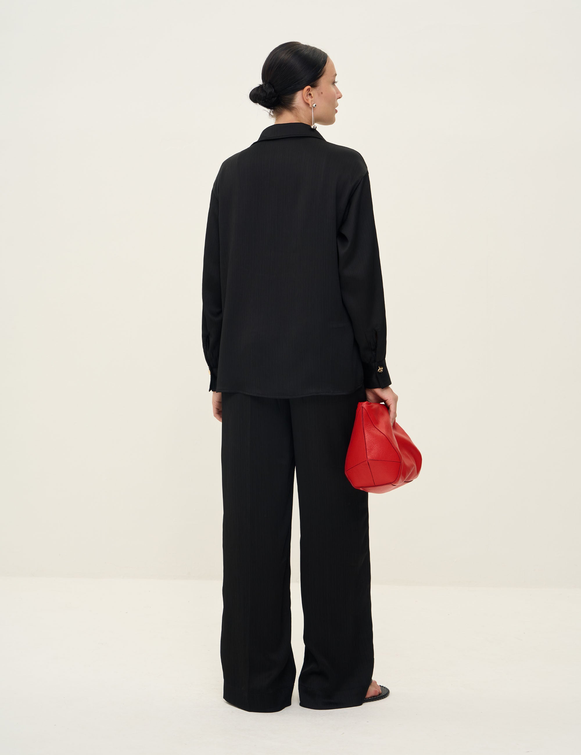 Conjunto Clarisse Crepe Preto