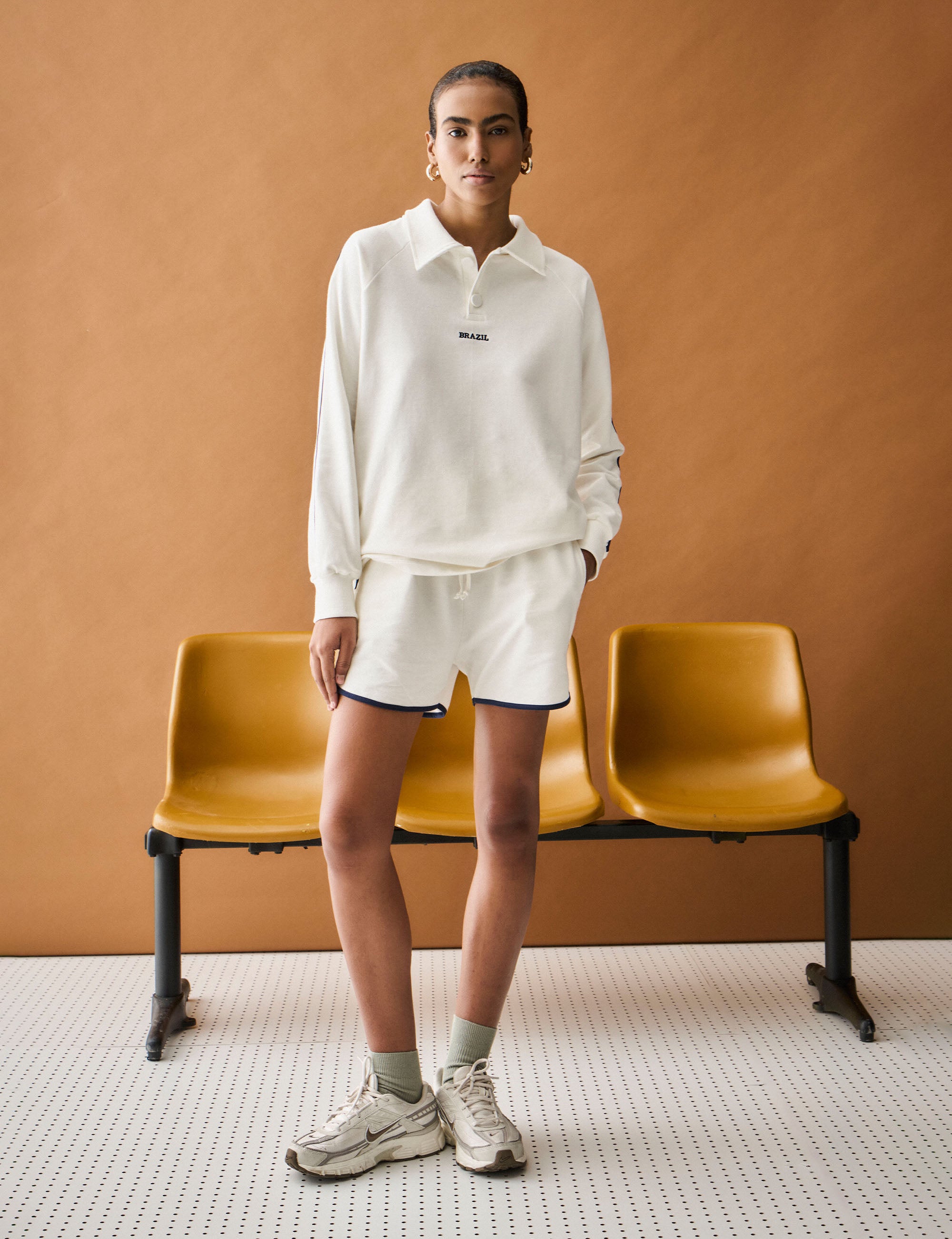 Conjunto Copa Moletinho Off White