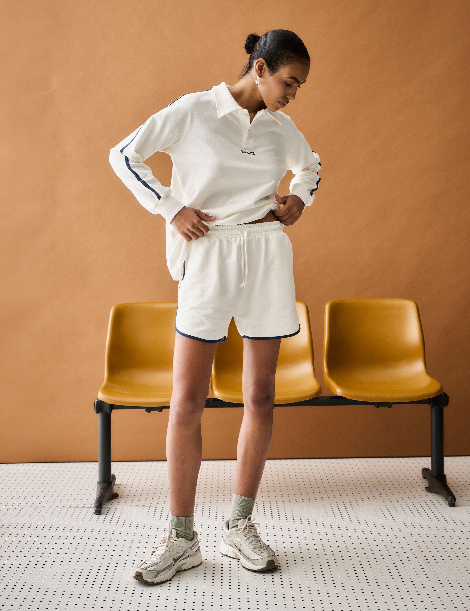 Conjunto Copa Moletinho Off White