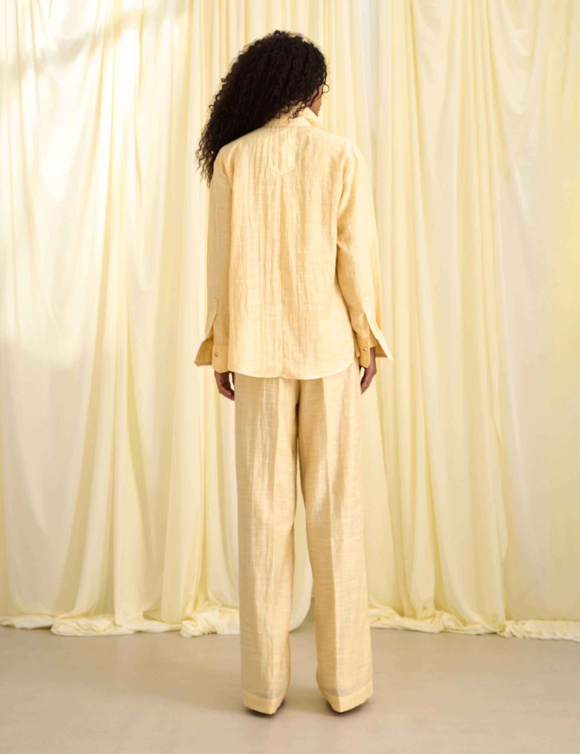 Conjunto Johana Rayon Amarelo