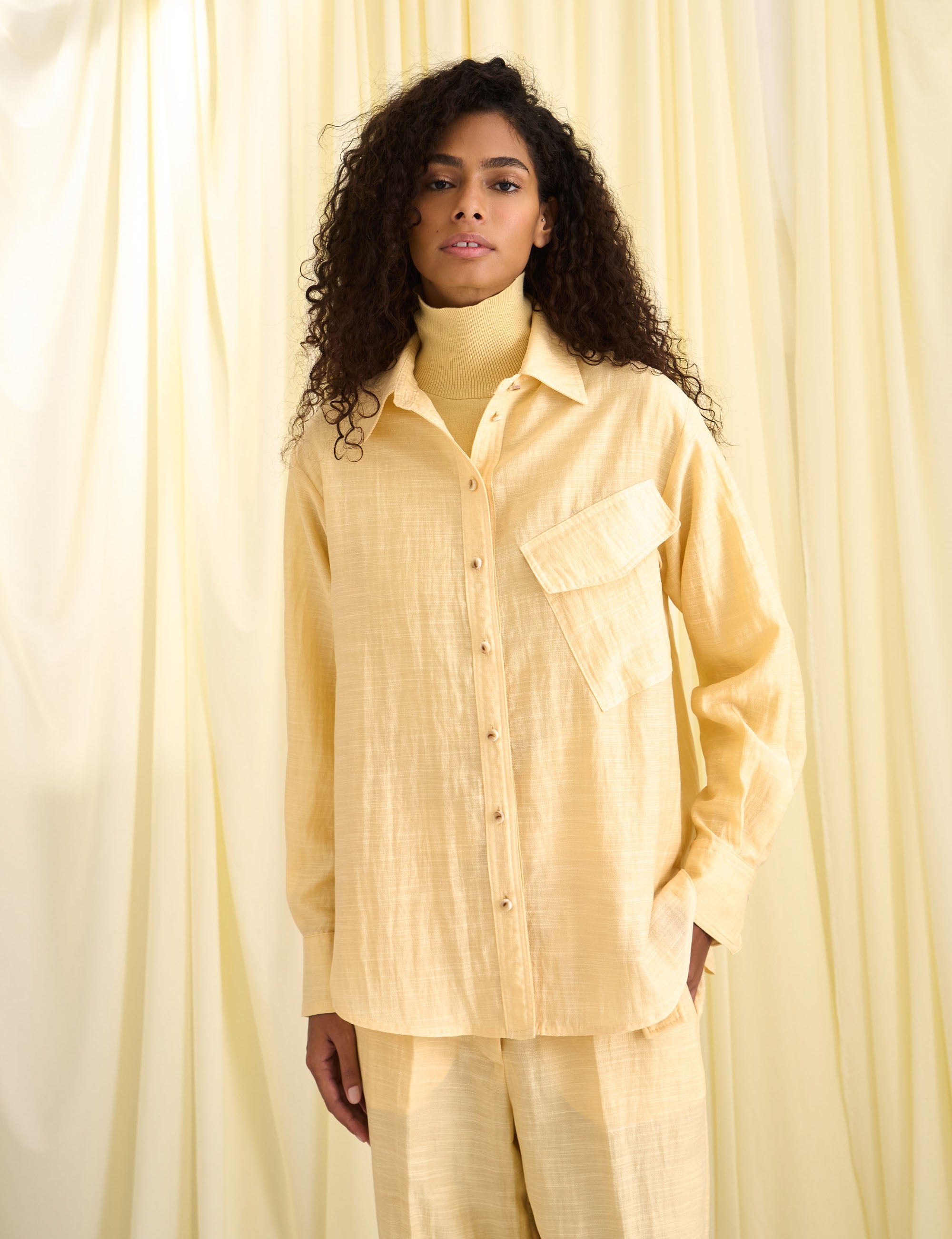 Conjunto Johana Rayon Amarelo