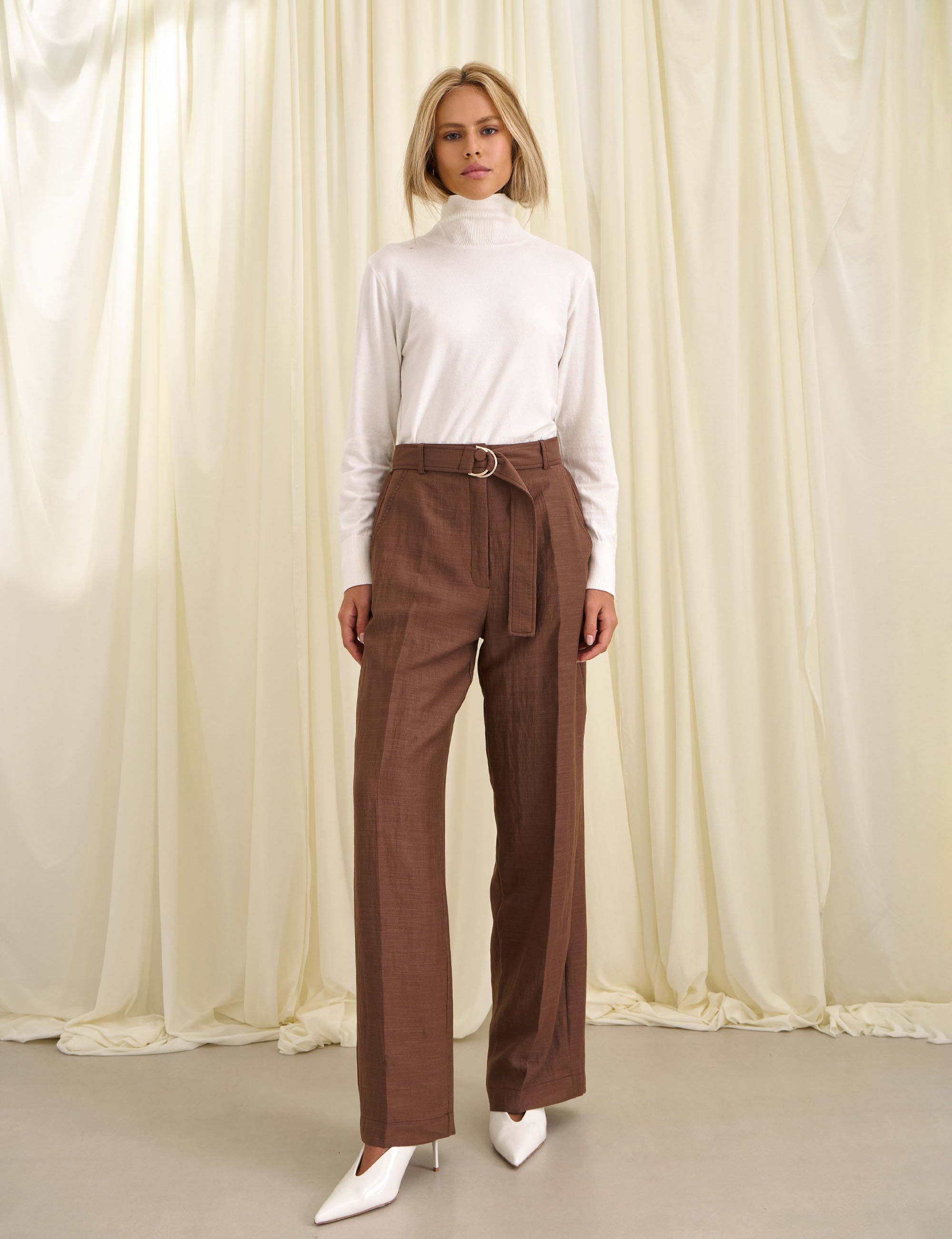 Conjunto Johana Rayon Marrom