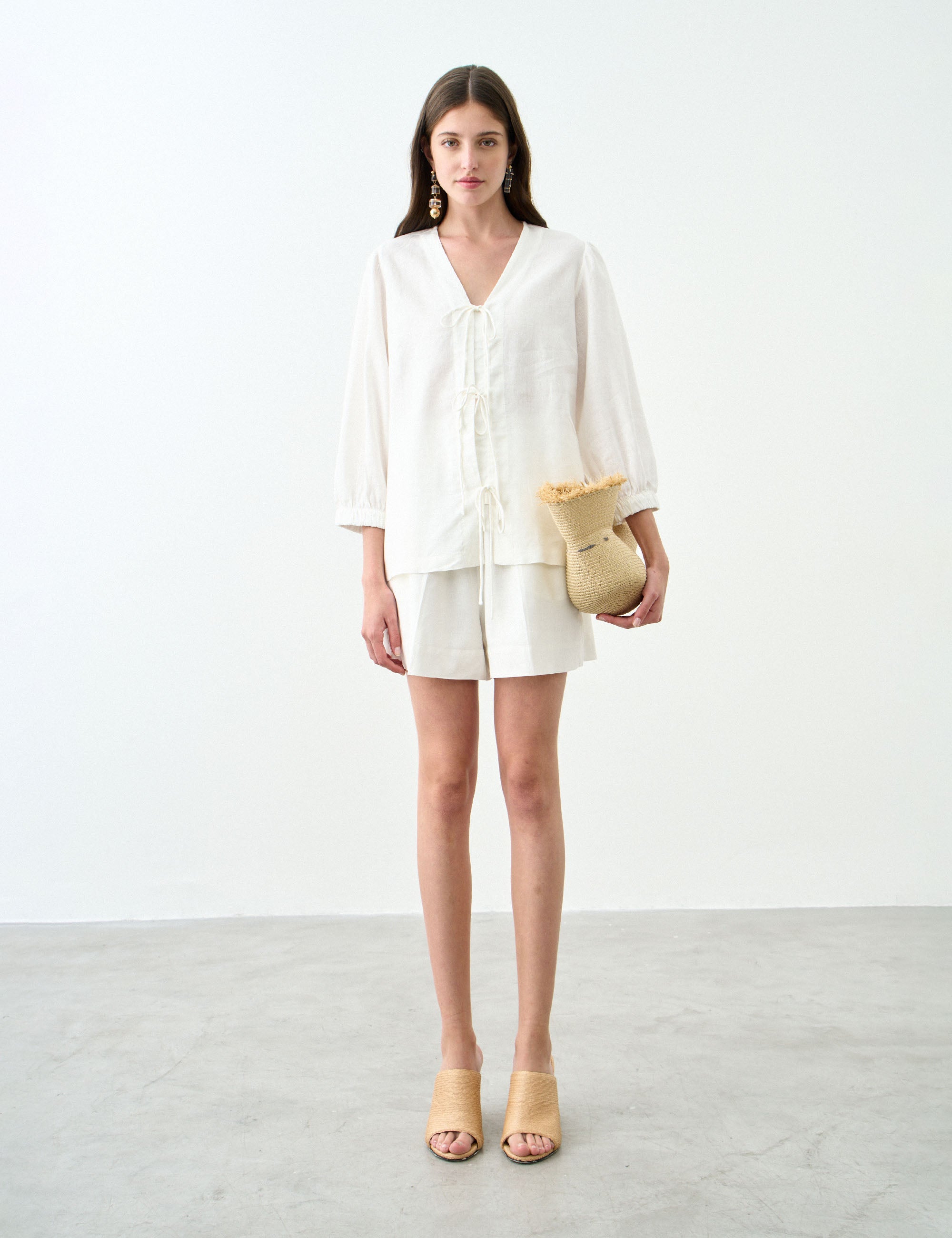 Conjunto Lira Viscolinho Off White