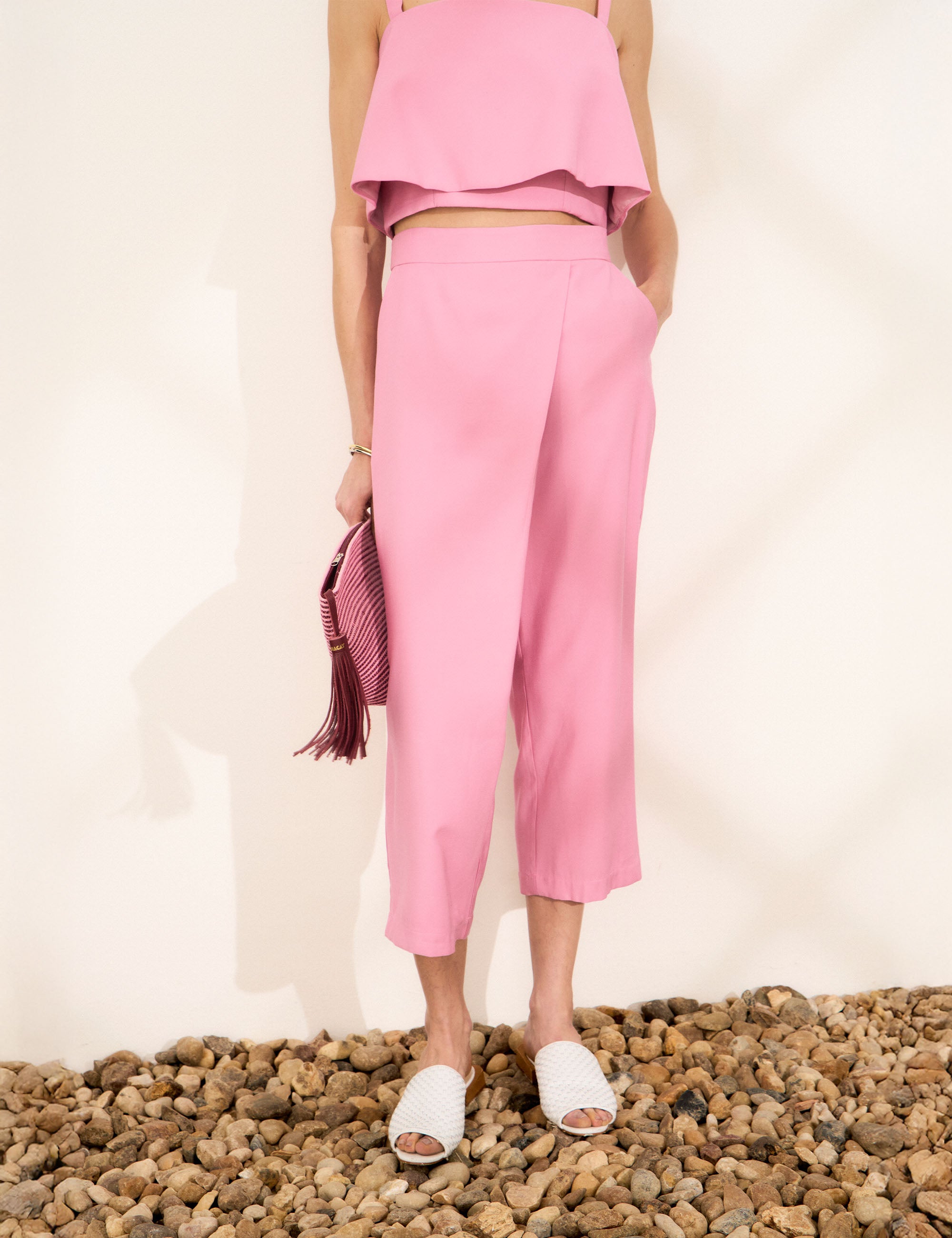 Conjunto Livia Alfaiataria Rosa