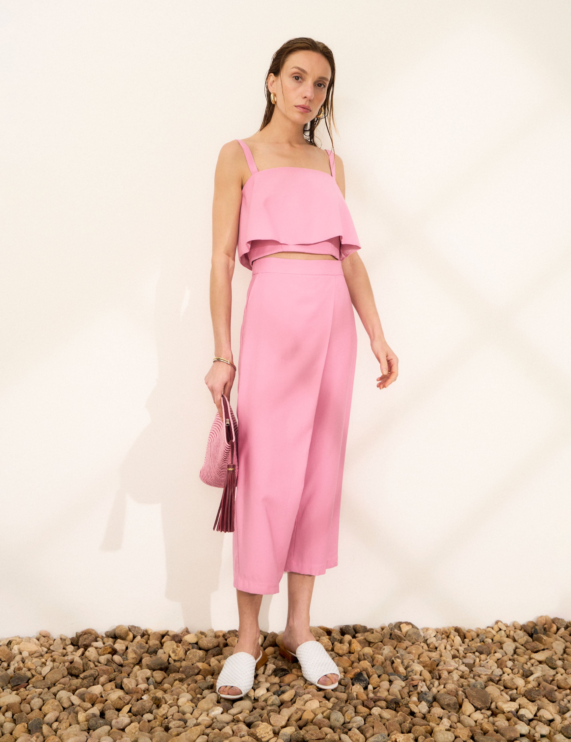 Conjunto Livia Alfaiataria Rosa