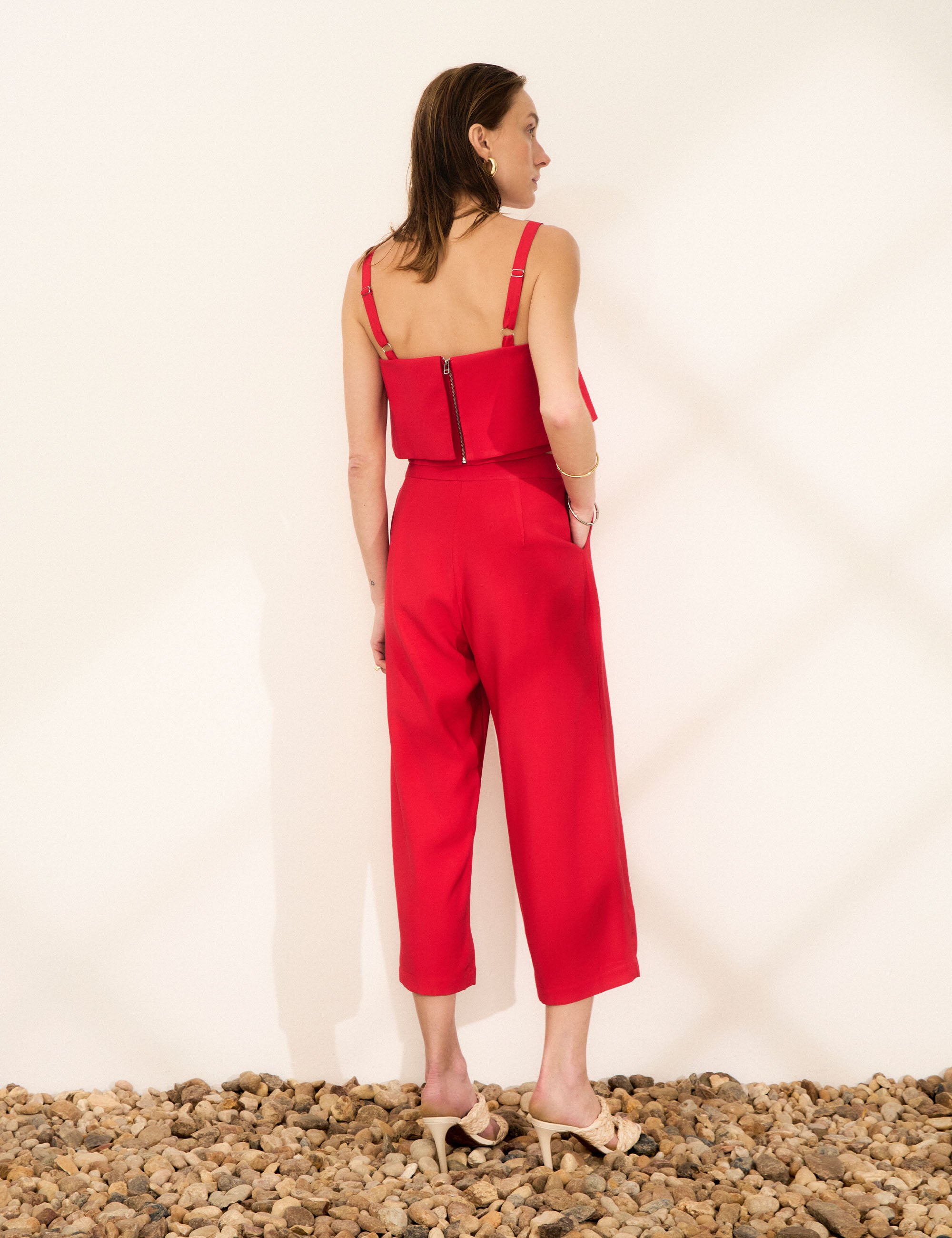 Conjunto Livia Alfaiataria Vermelho